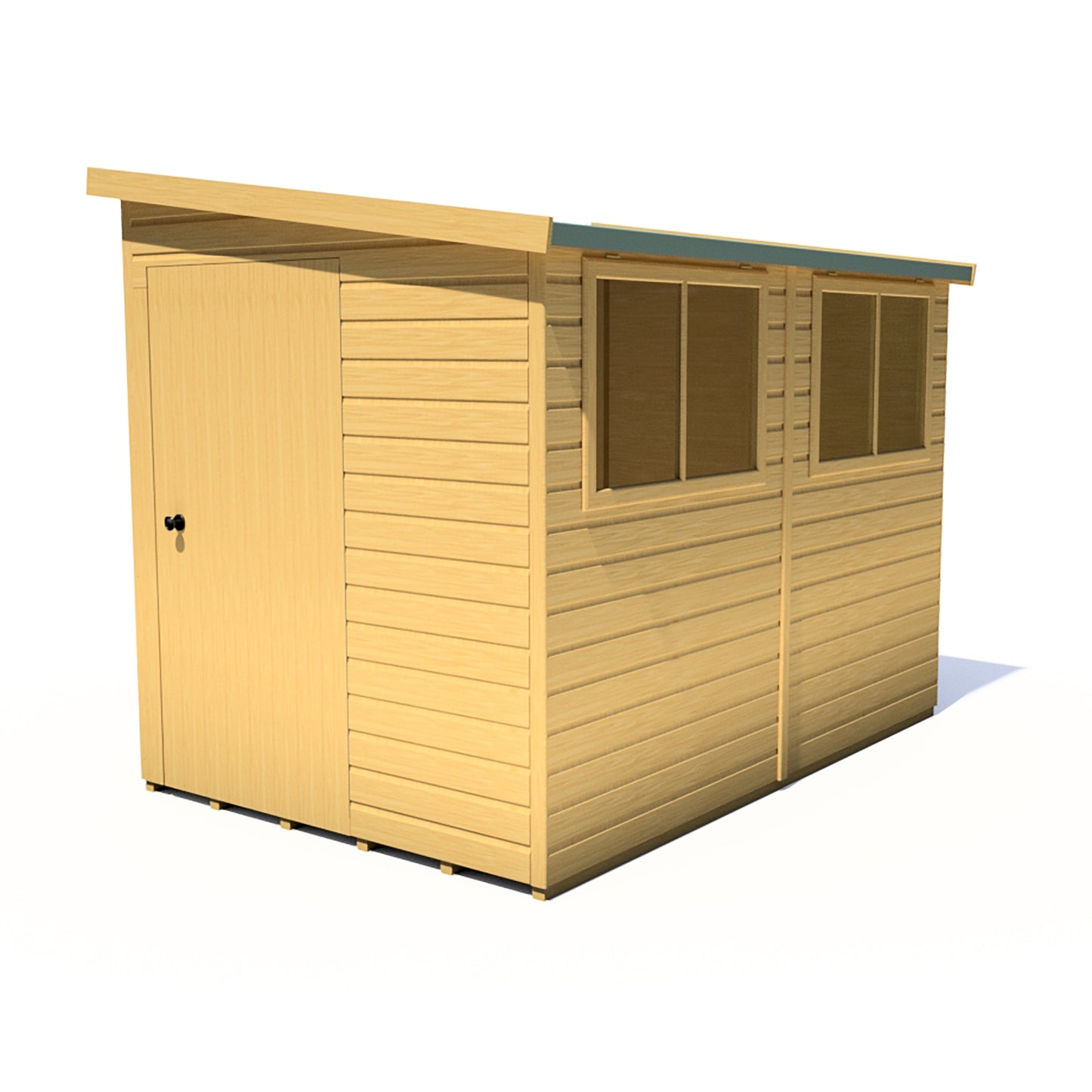 Shire Norfolk 9x6 Single Door Loglap Style A
