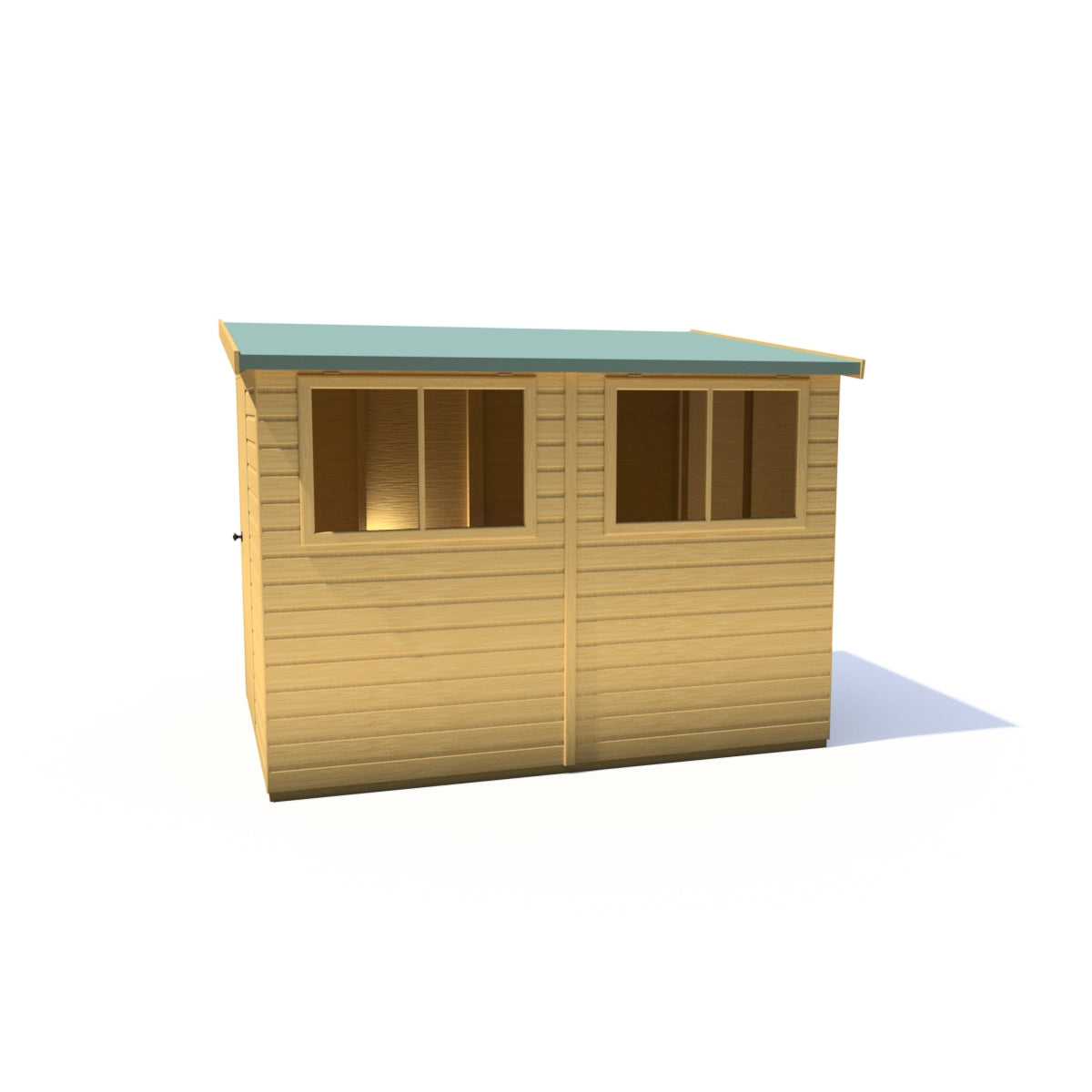 Shire Norfolk 9x6 Single Door Loglap Style A