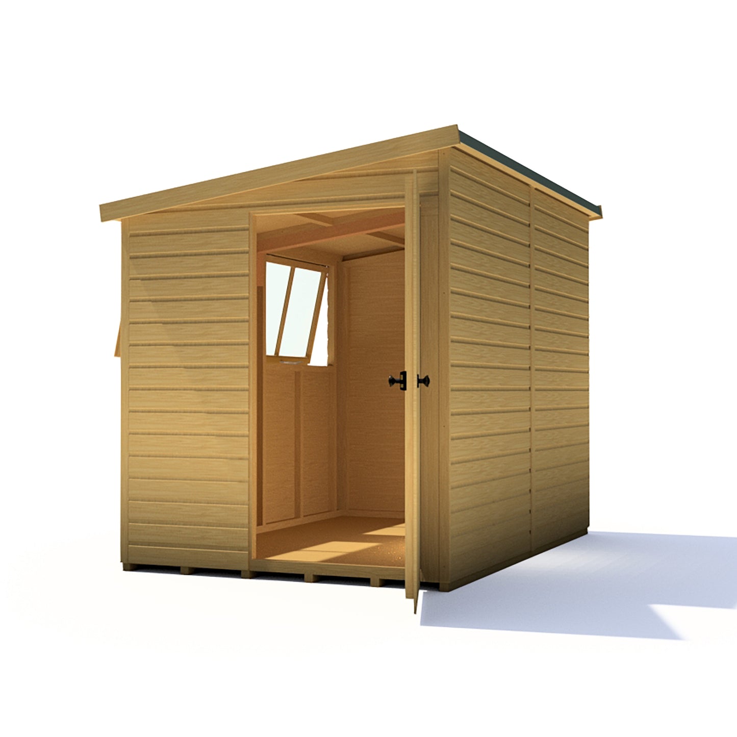 Shire Norfolk 9x6 Single Door Shiplap Style B