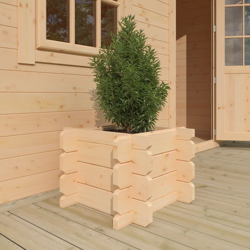 2x2w The Log Cabin Planter 28mm | Express
