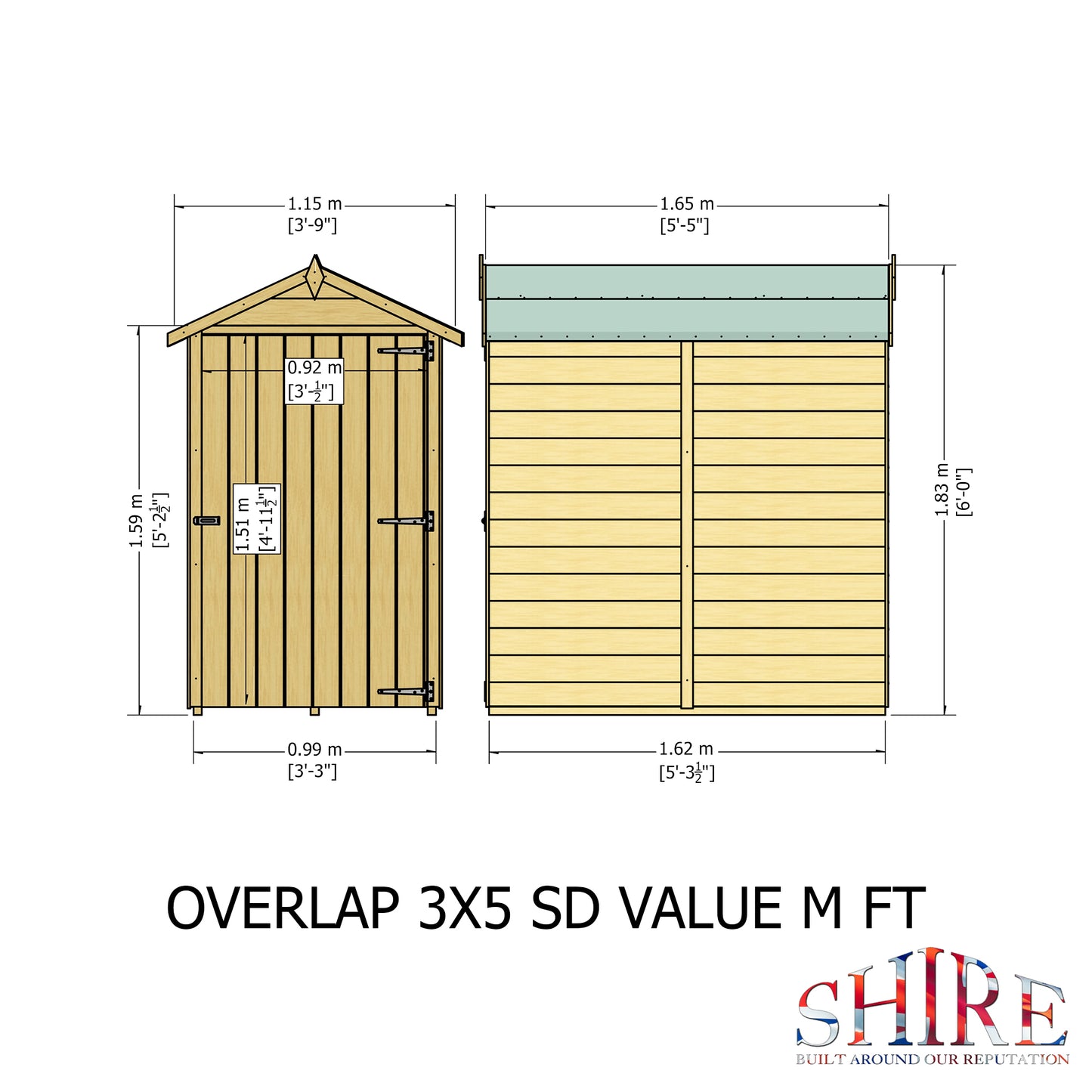 Shire Overlap 3x5 Value