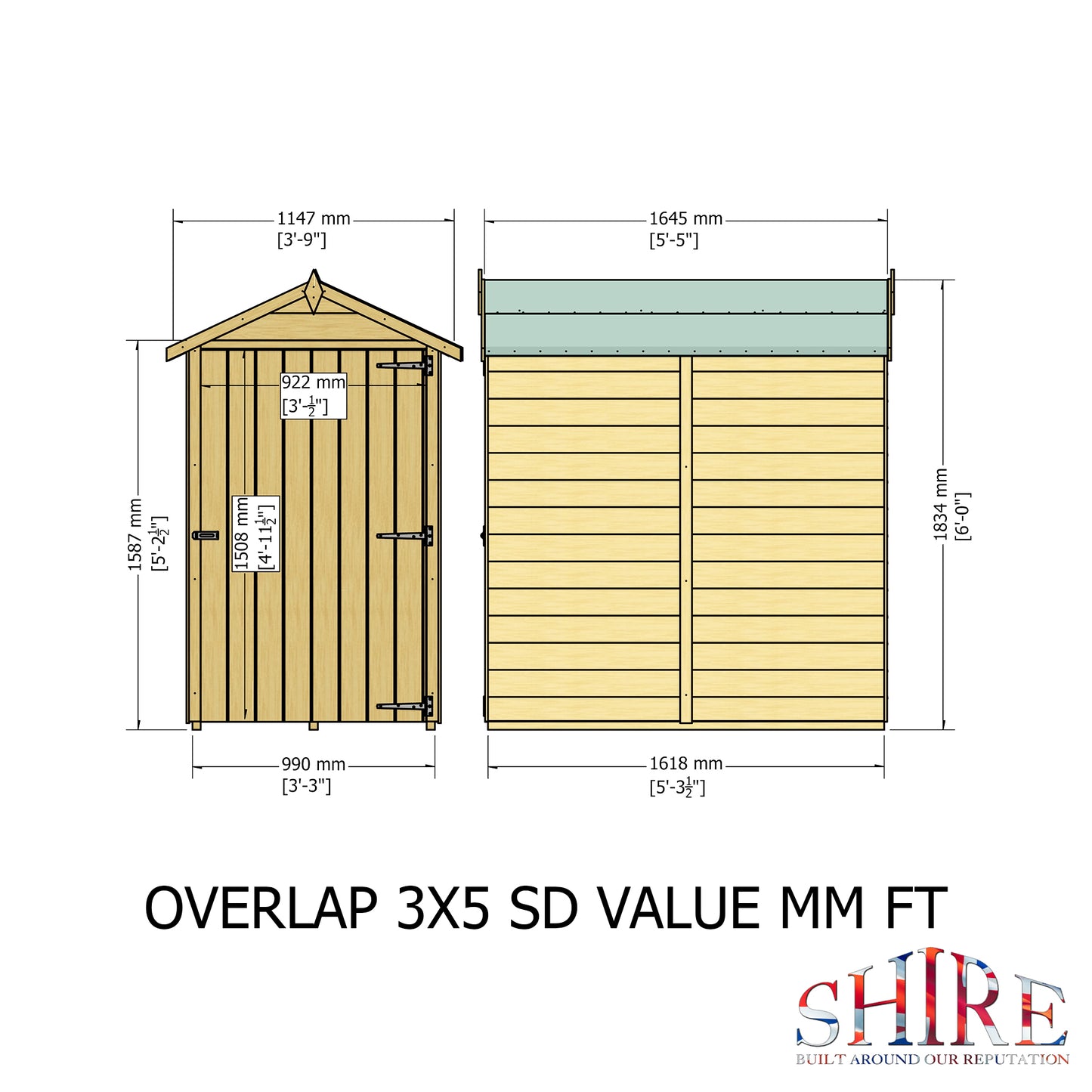 Shire Overlap 3x5 Value