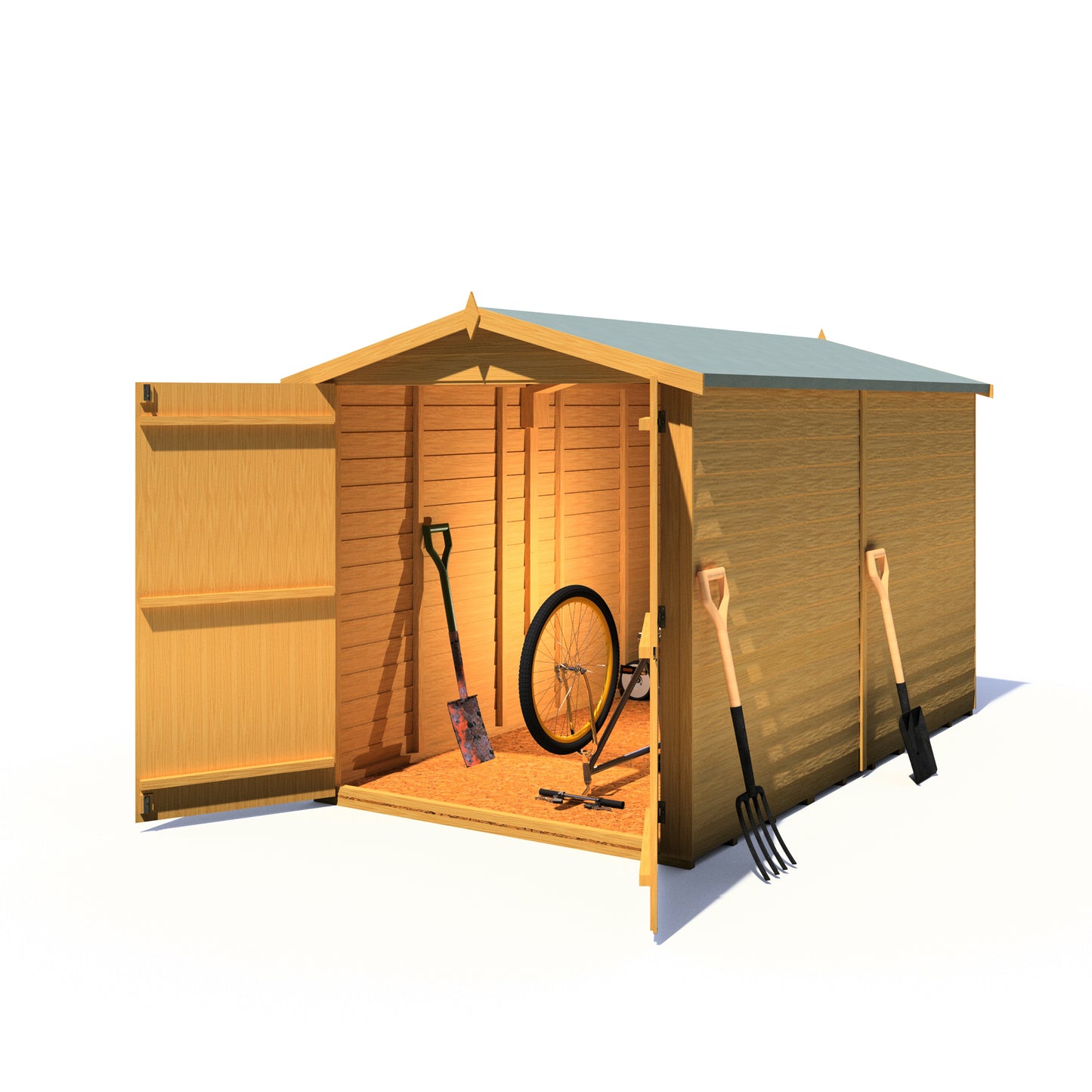 Shire Overlap Double Door No windows 10x6 D/D