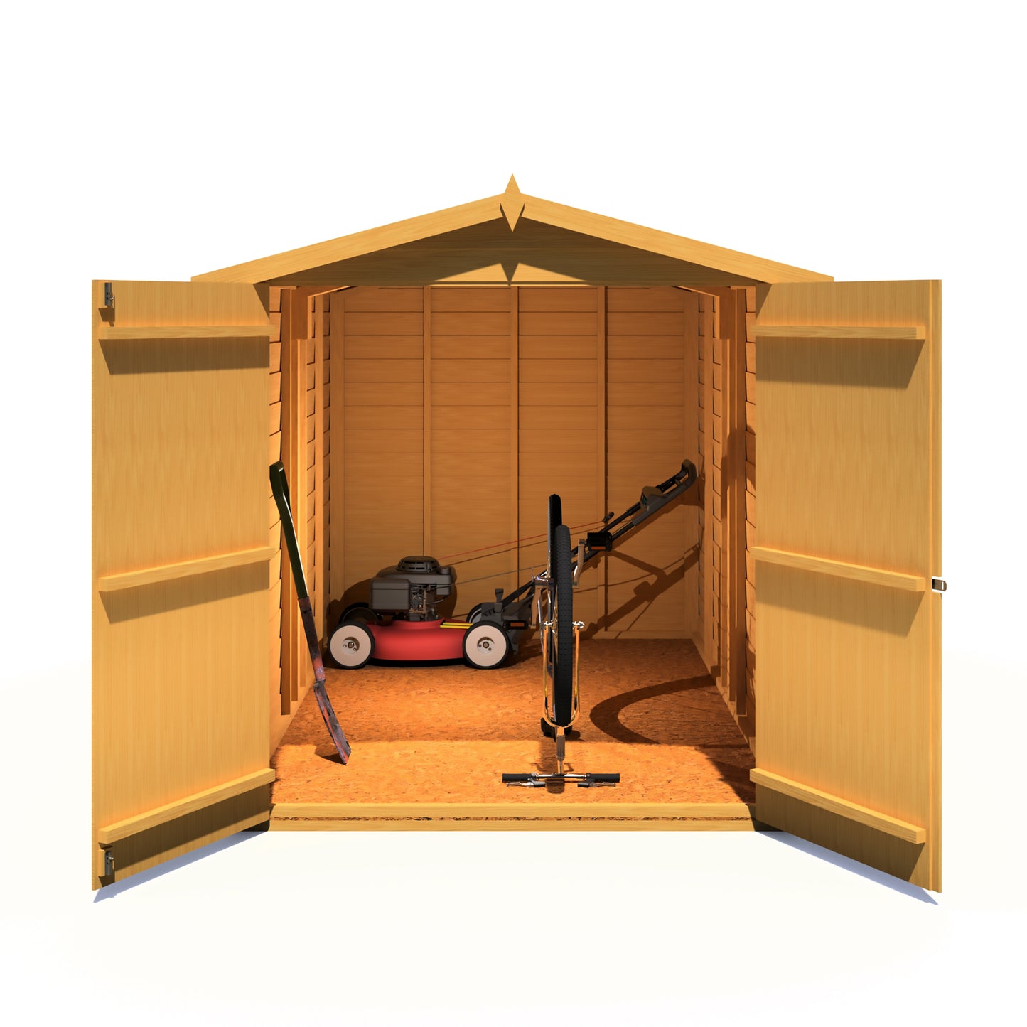 Shire Overlap Double Door No windows 10x6 D/D