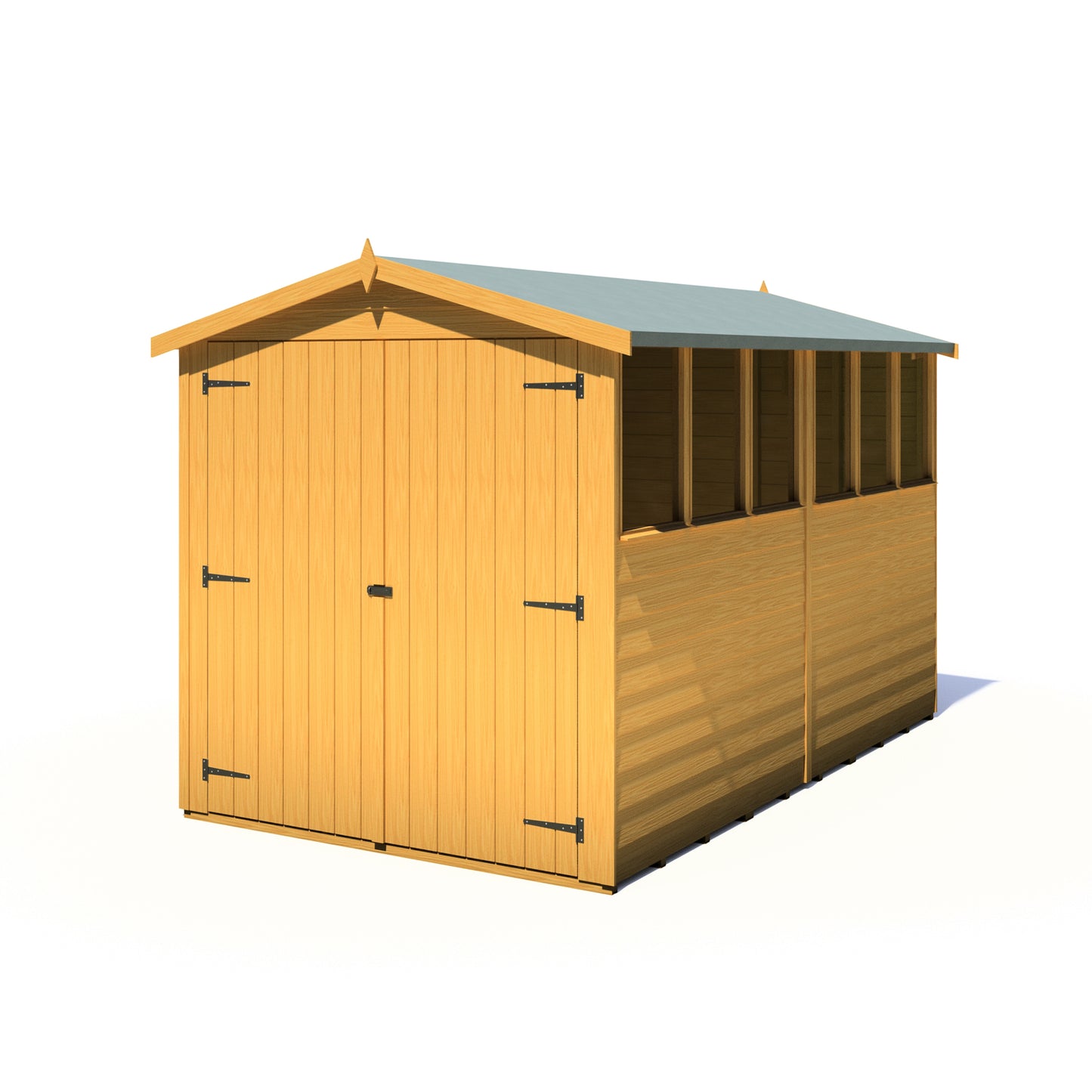Shire Overlap Double Door Apex 10x6 D/D