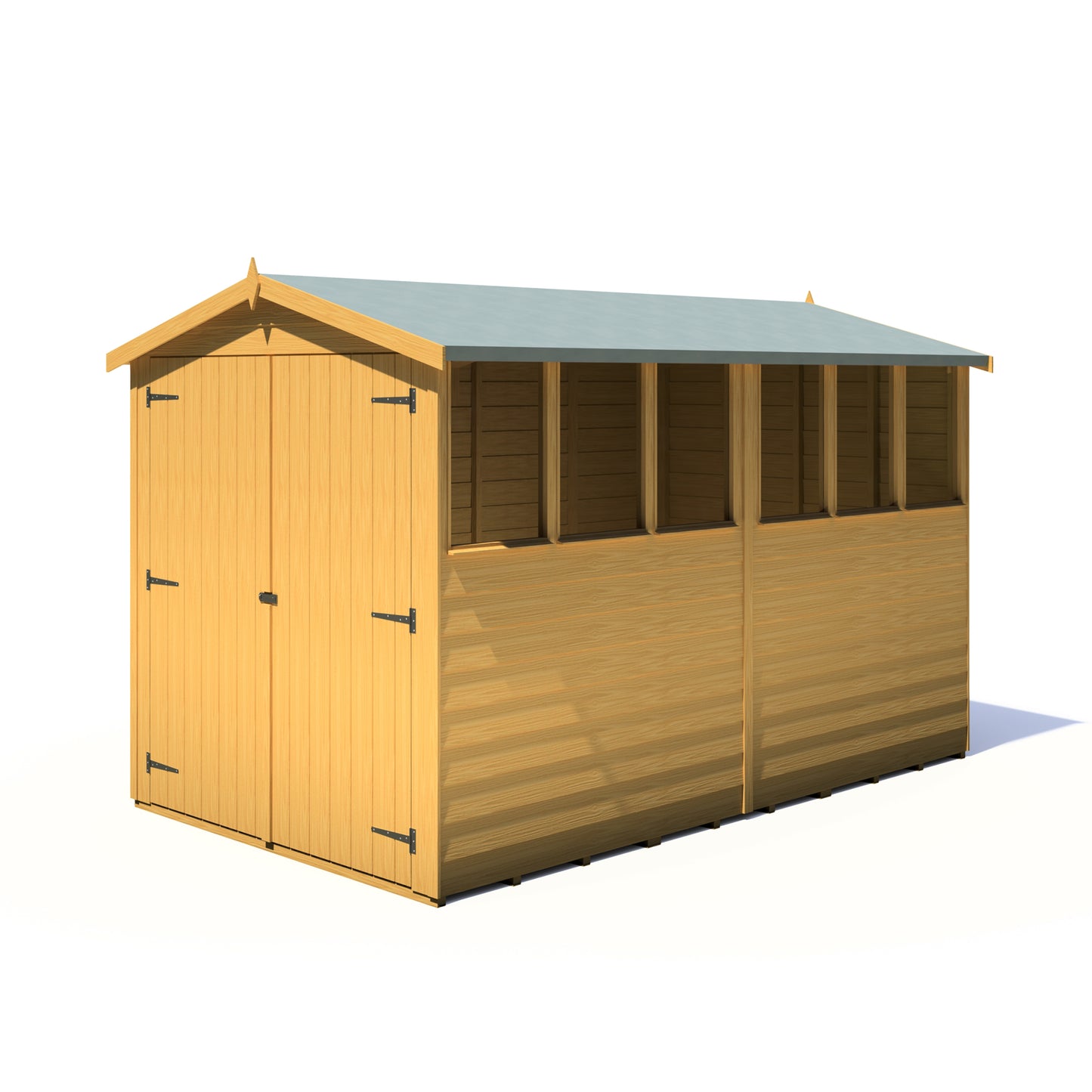 Shire Overlap Double Door Apex 10x6 D/D