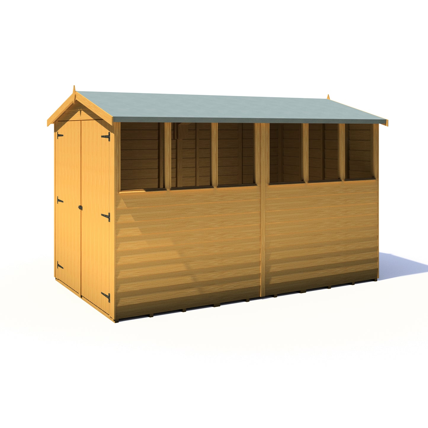Shire Overlap Double Door Apex 10x6 D/D