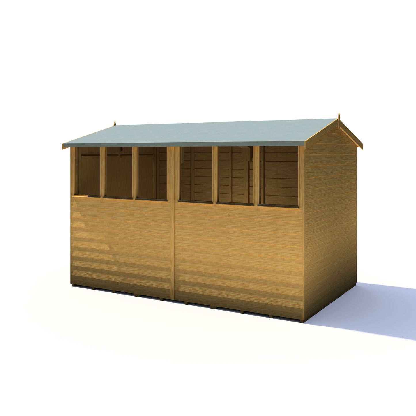 Shire Overlap Double Door Apex 10x6 D/D