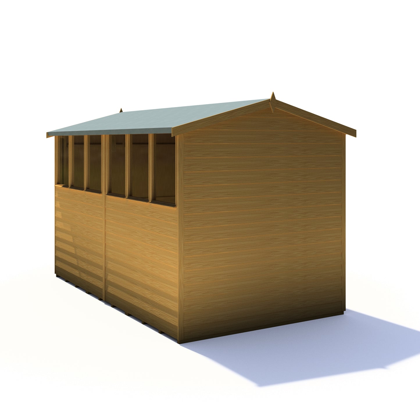 Shire Overlap Double Door Apex 10x6 D/D