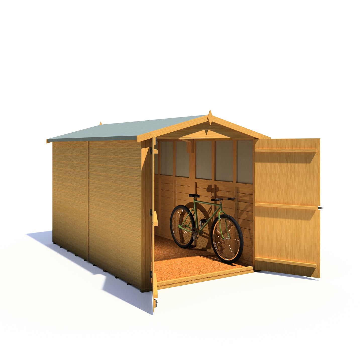 Shire Overlap Double Door Apex 10x6 D/D