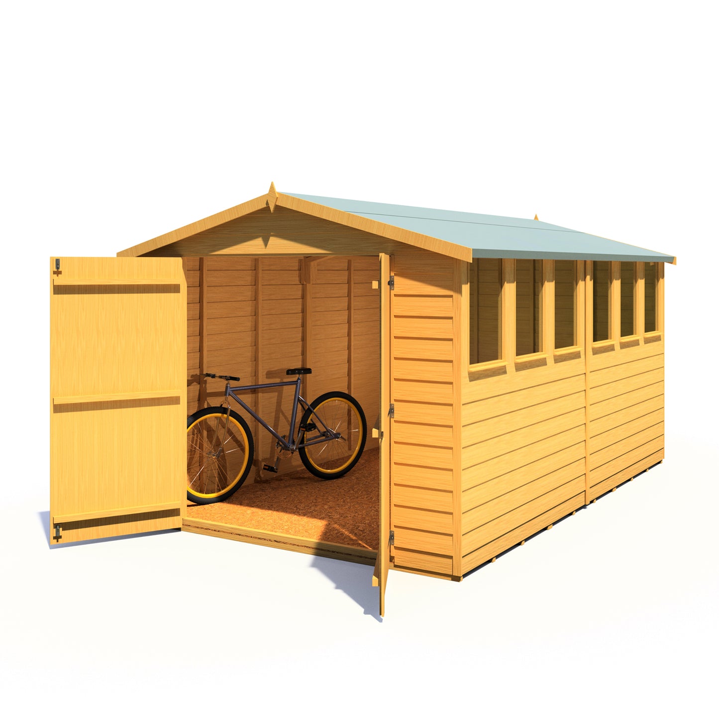 Shire Overlap Double Door 12x8 D/D
