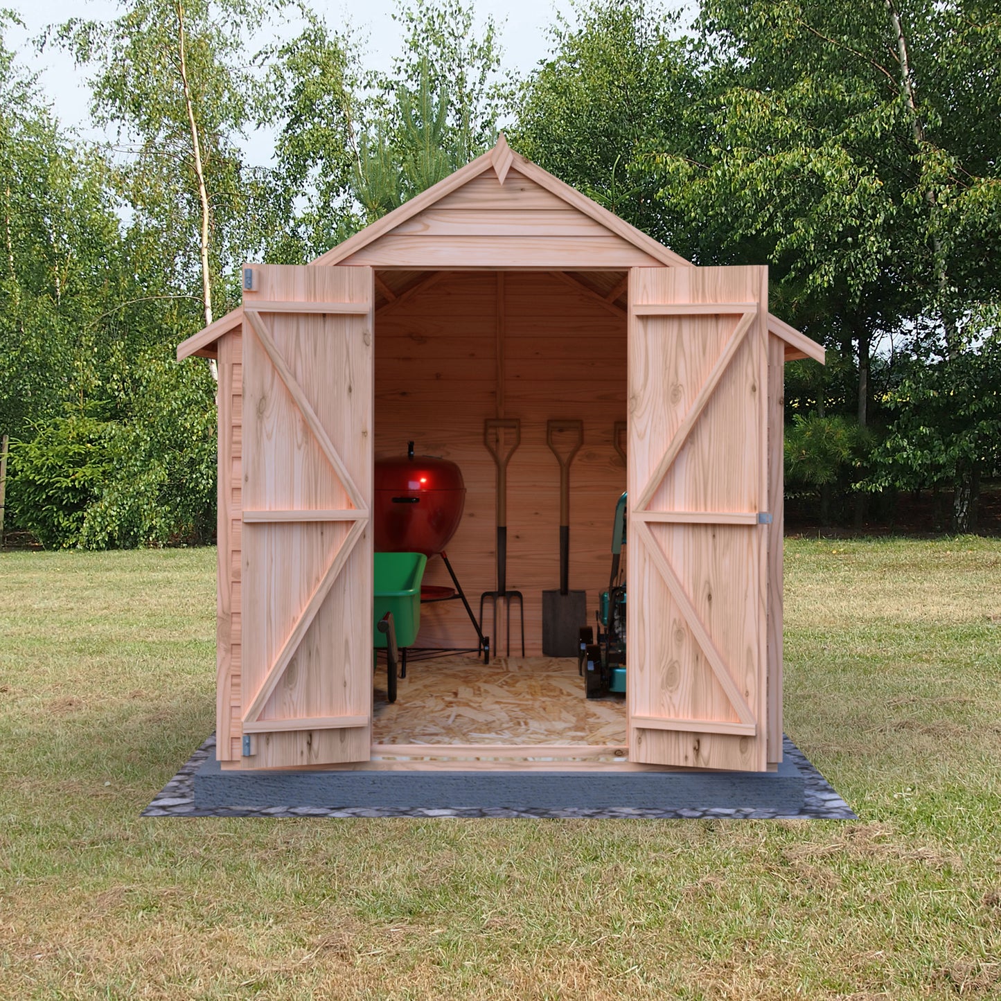 Shire Overlap 8x6 Double Door Value