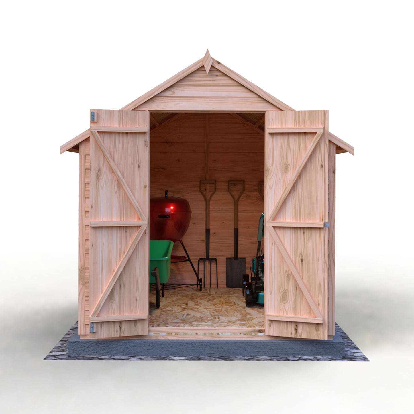 Shire Overlap 8x6 Double Door Value