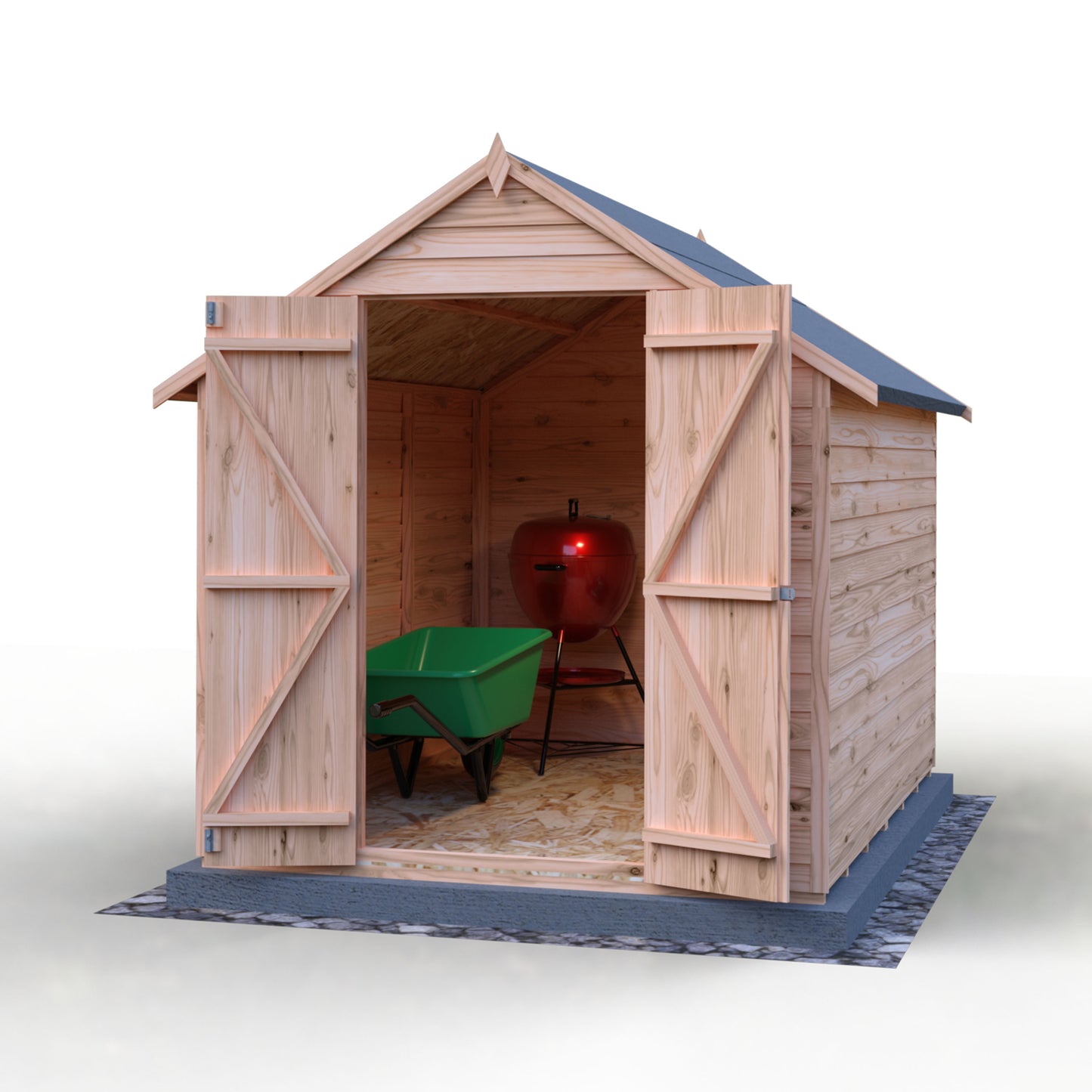 Shire Overlap 8x6 Double Door Value