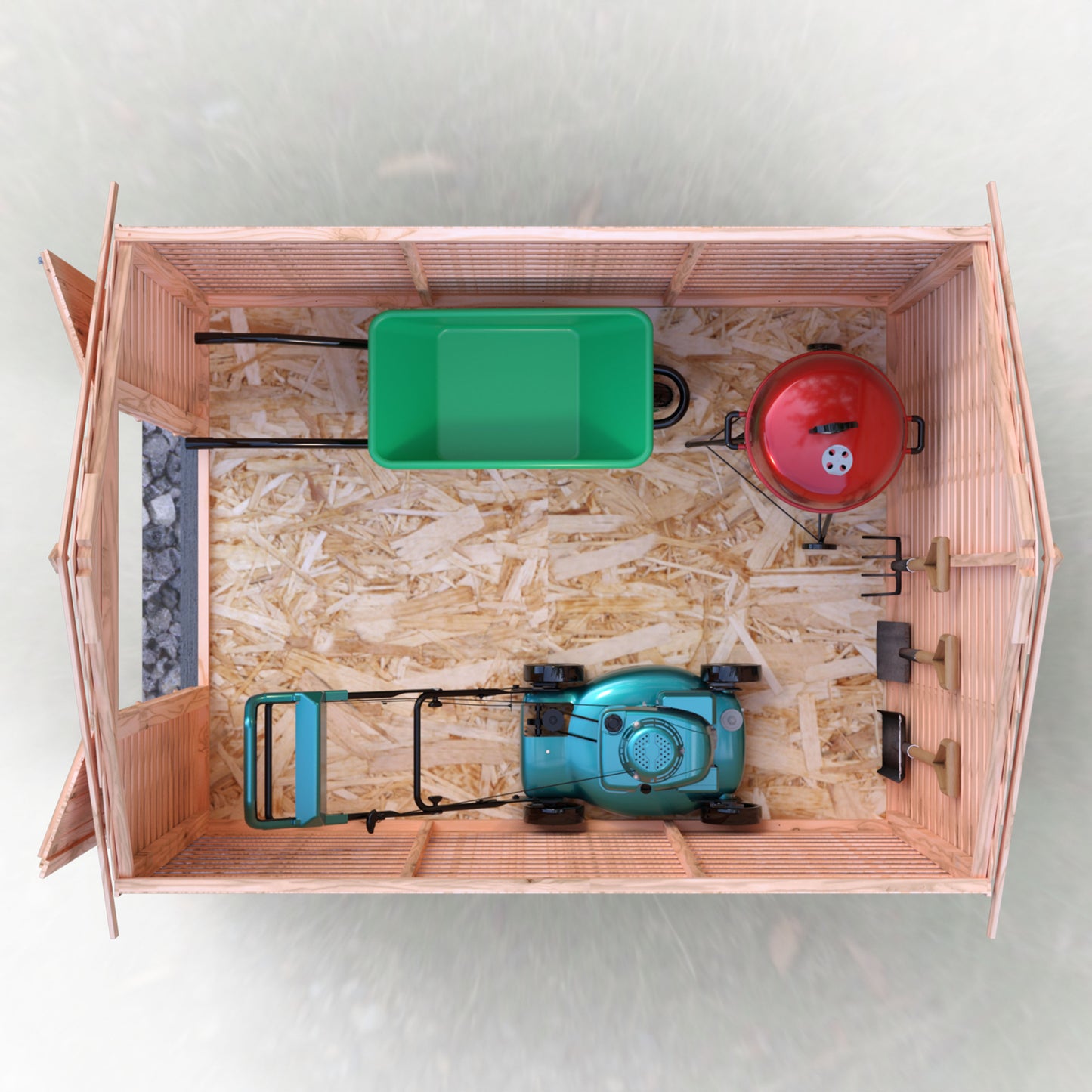 Shire Overlap 8x6 Double Door Value