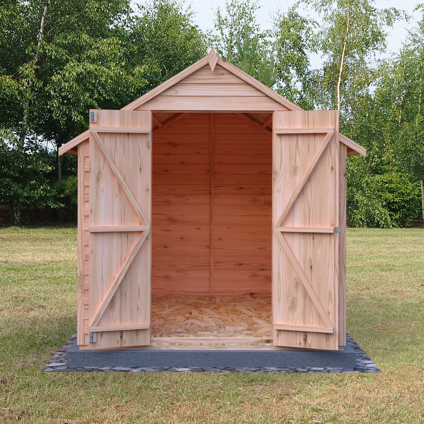Shire Overlap 8x6 Double Door Value