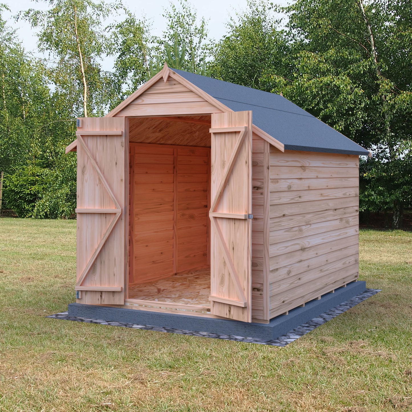 Shire Overlap 8x6 Double Door Value