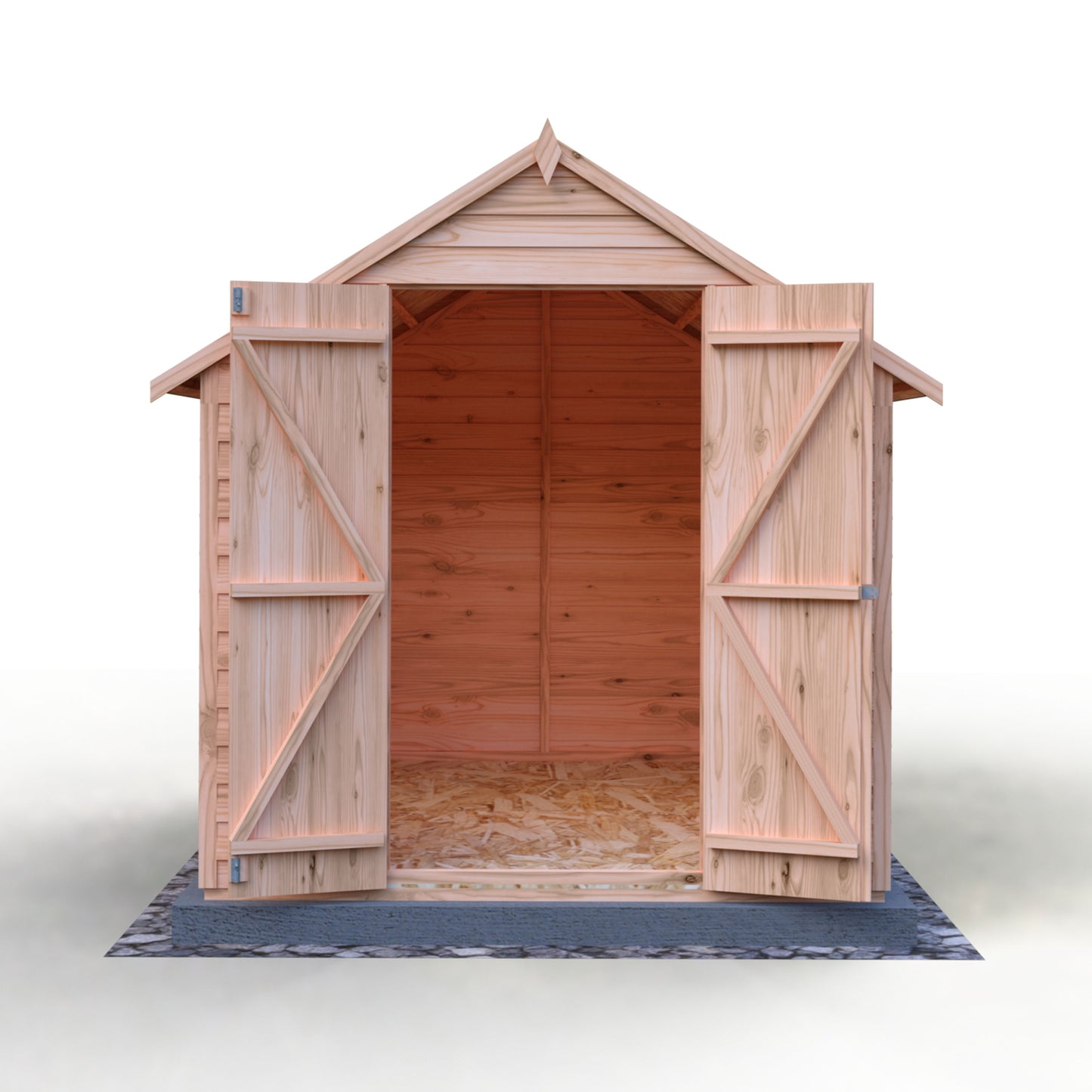Shire Overlap 8x6 Double Door Value
