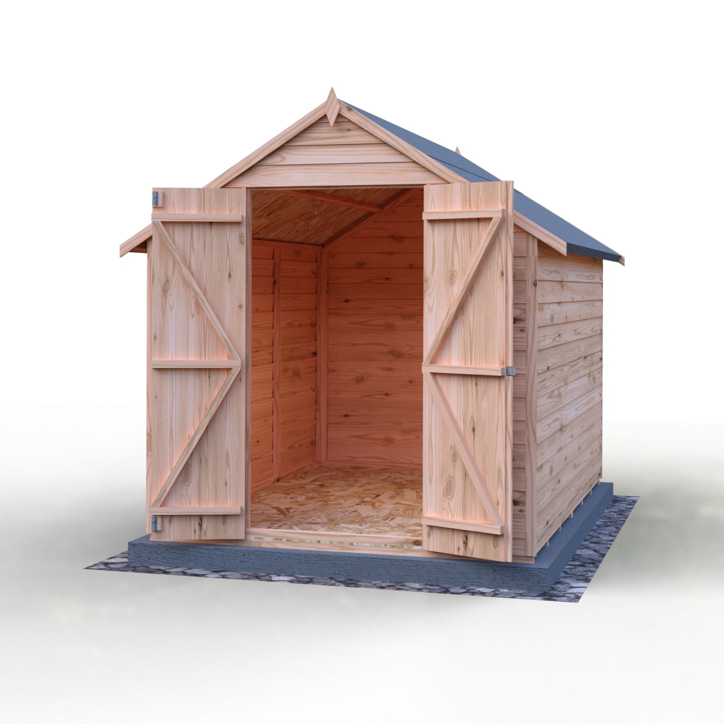 Shire Overlap 8x6 Double Door Value
