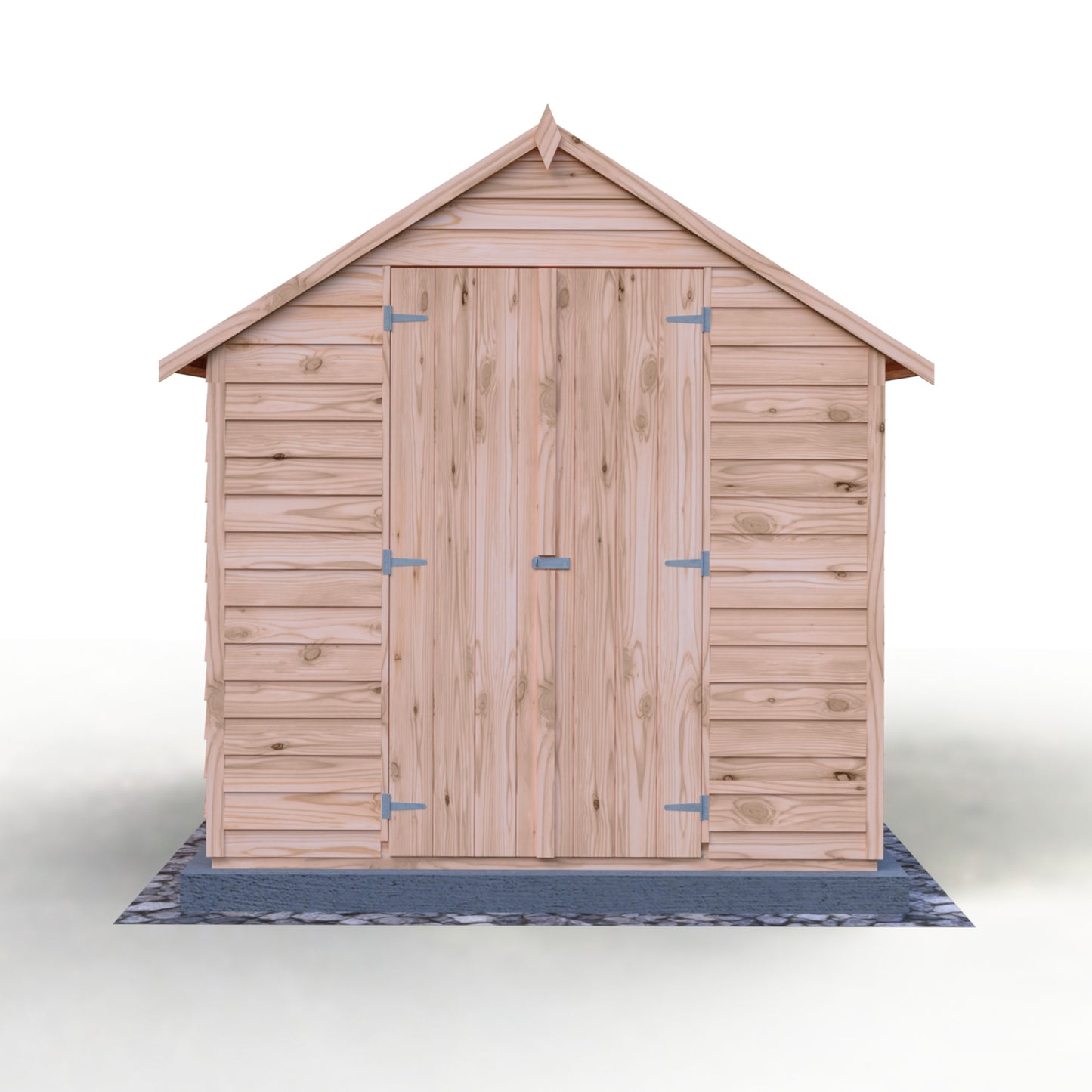 Shire Overlap 8x6 Double Door Value With Window