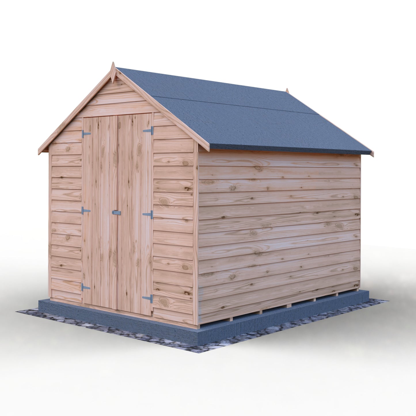 Shire Overlap 8x6 Double Door Value With Window
