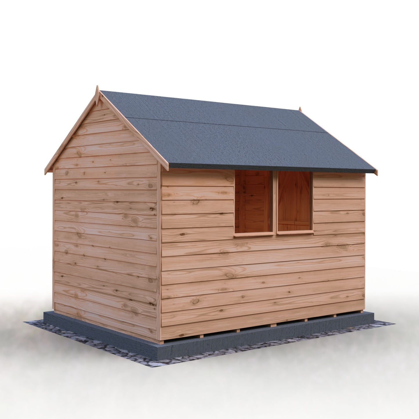 Shire Overlap 8x6 Double Door Value With Window