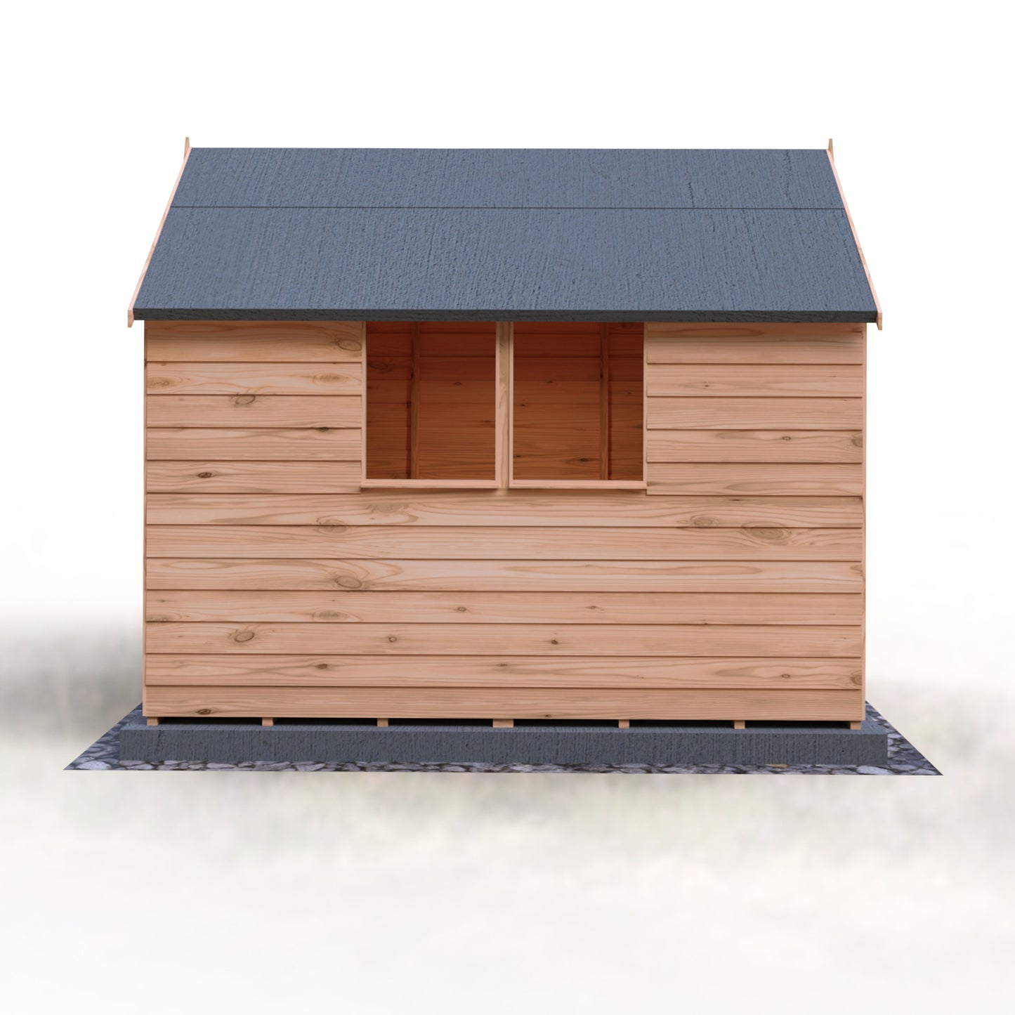 Shire Overlap 8x6 Double Door Value With Window
