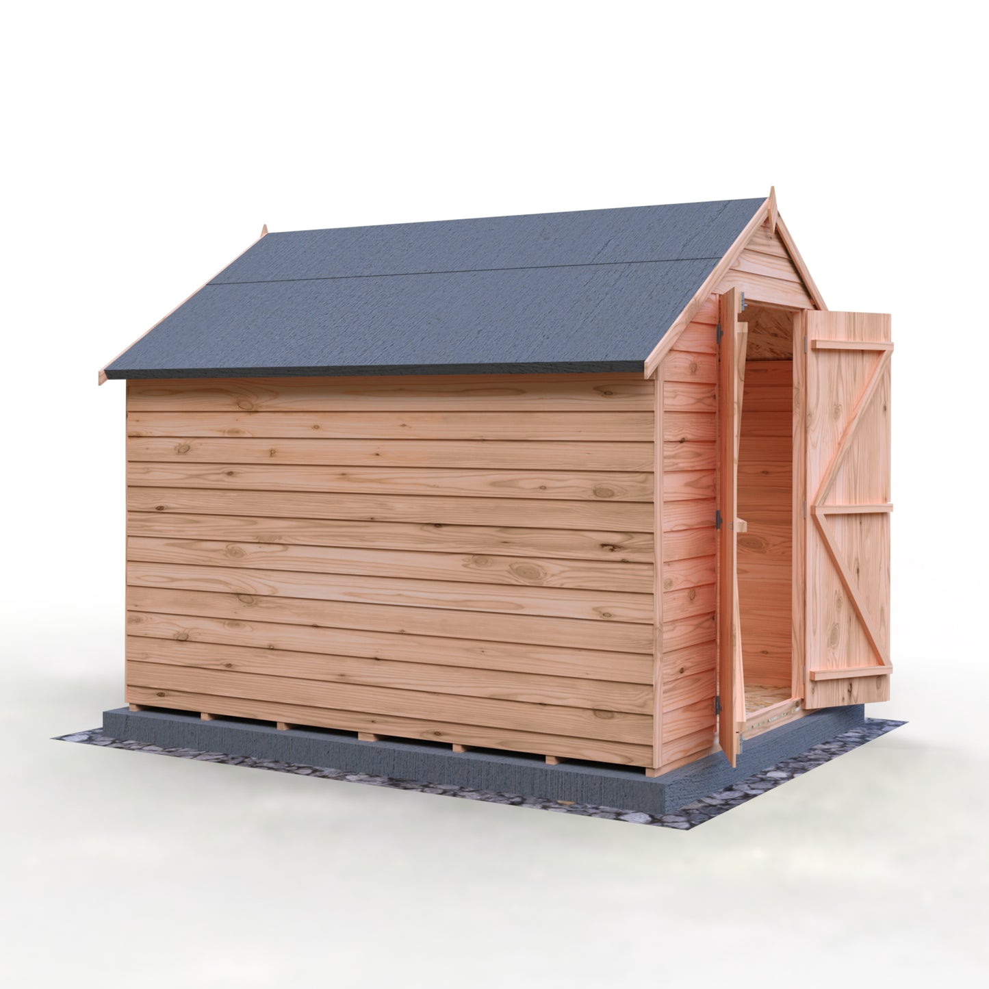 Shire Overlap 8x6 Double Door Value With Window