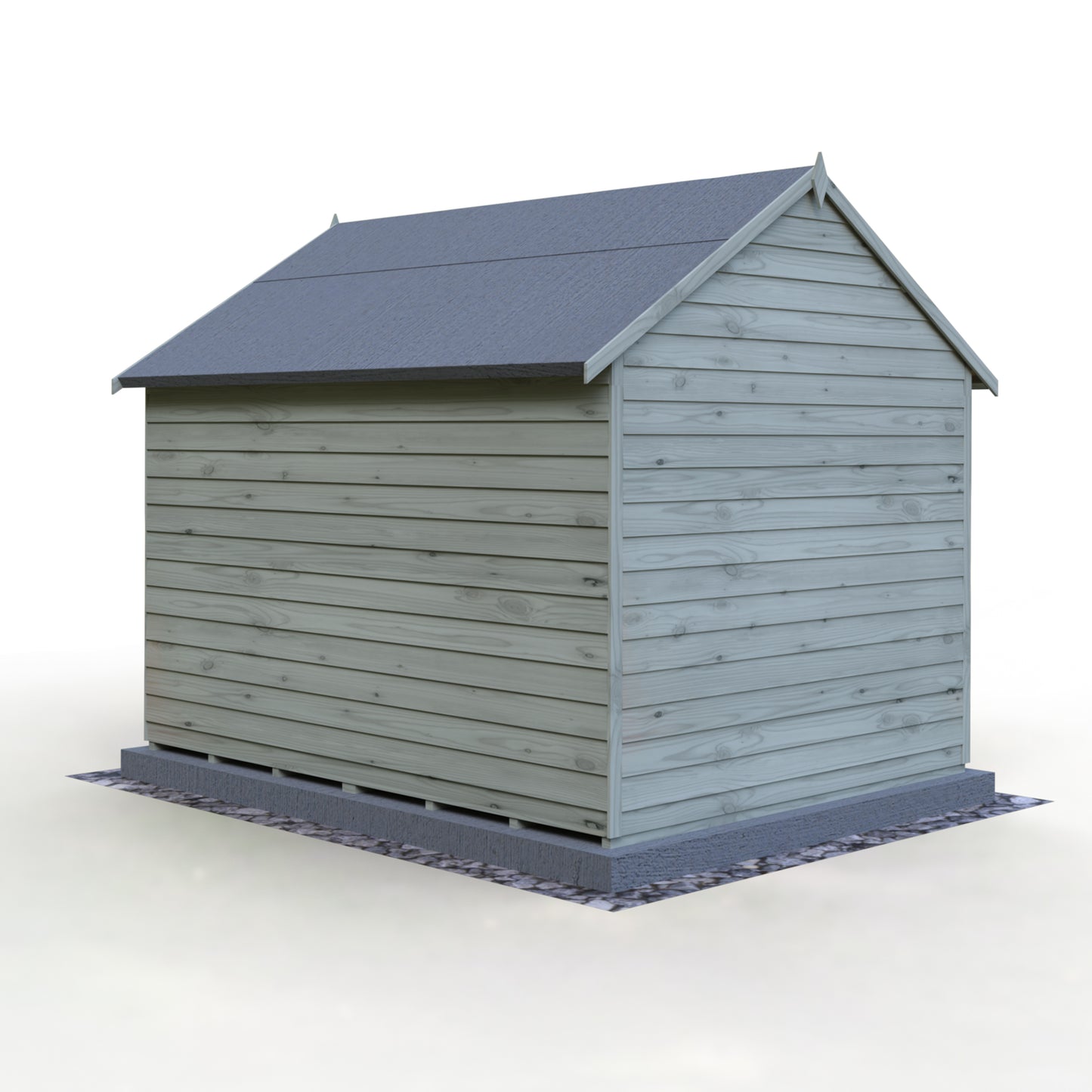 Shire Overlap 8x6 Single Door Value with Window Pressure treated