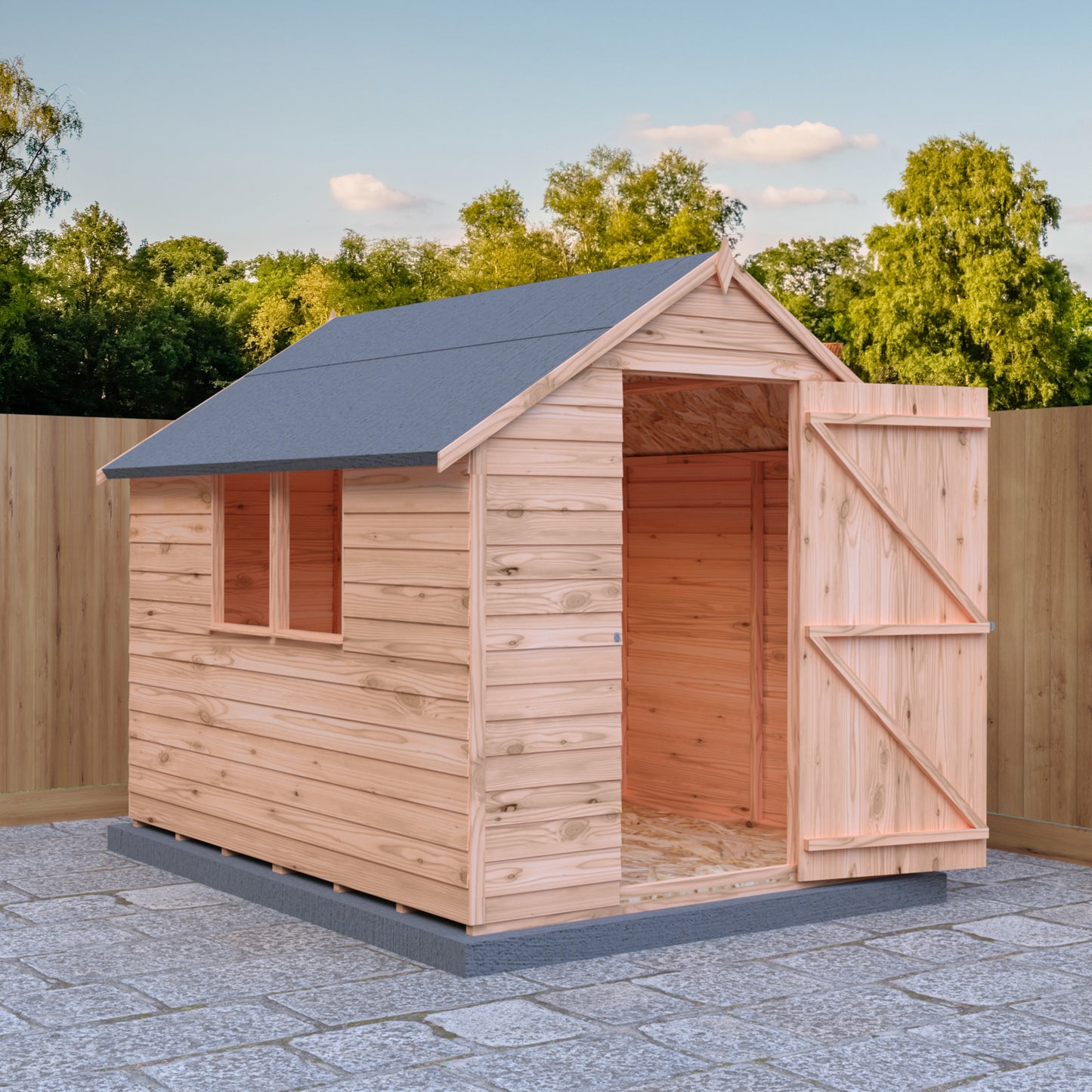Shire Overlap 8x6 Single Door Value with Window