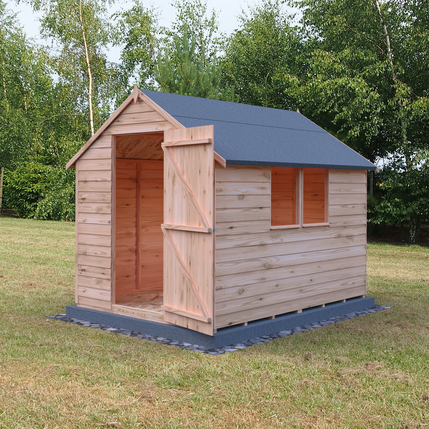 Shire Overlap 8x6 Single Door Value with Window