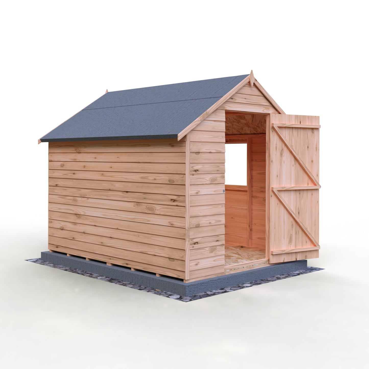 Shire Overlap 8x6 Single Door Value with Window