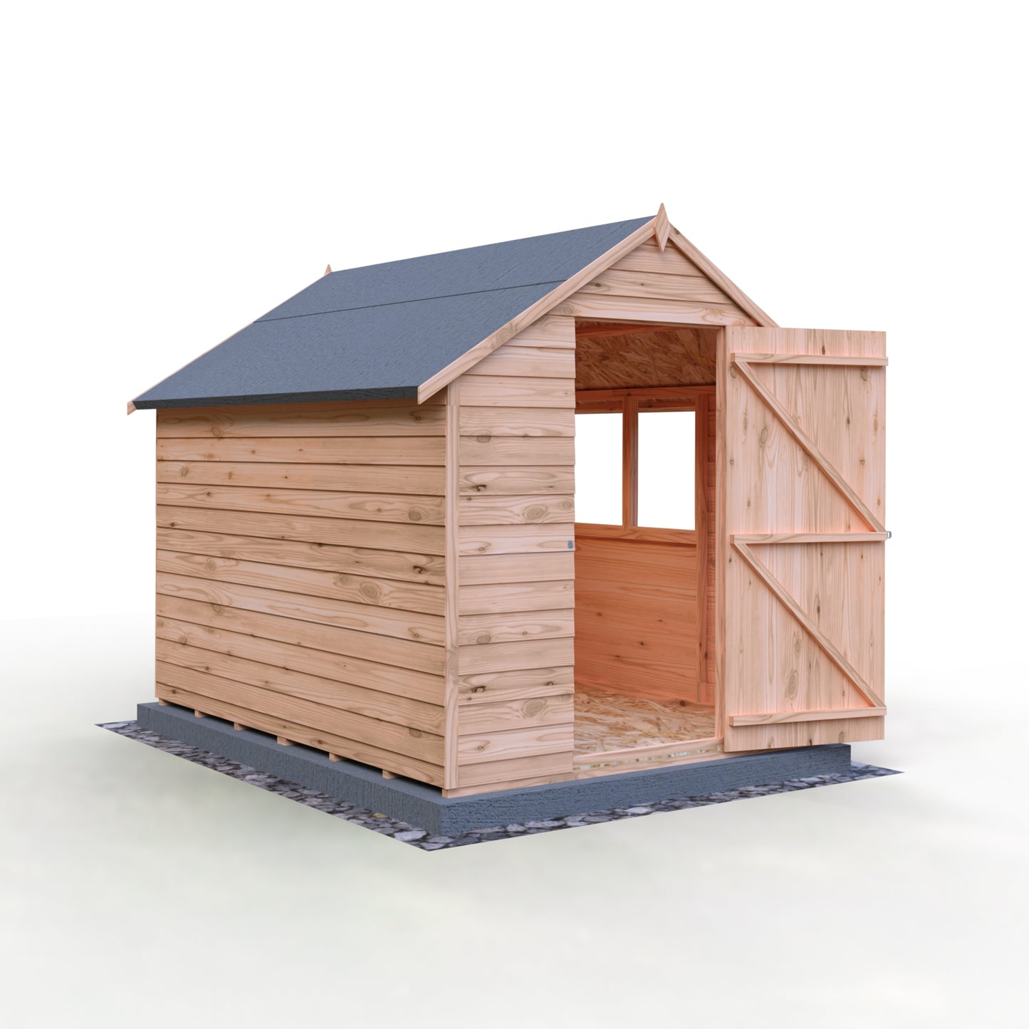 Shire Overlap 8x6 Single Door Value with Window