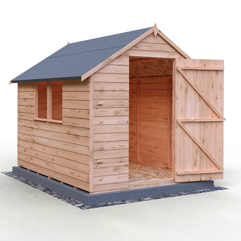 Shire Overlap 8x6 Single Door Value with Window