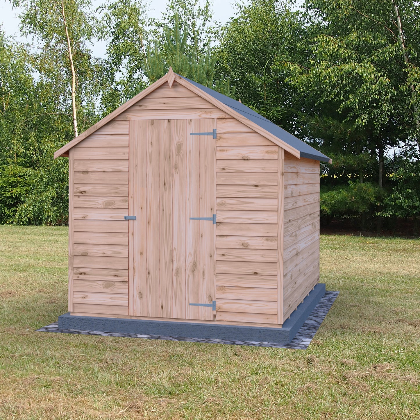 Shire Overlap 8x6 Single Door Value with Window