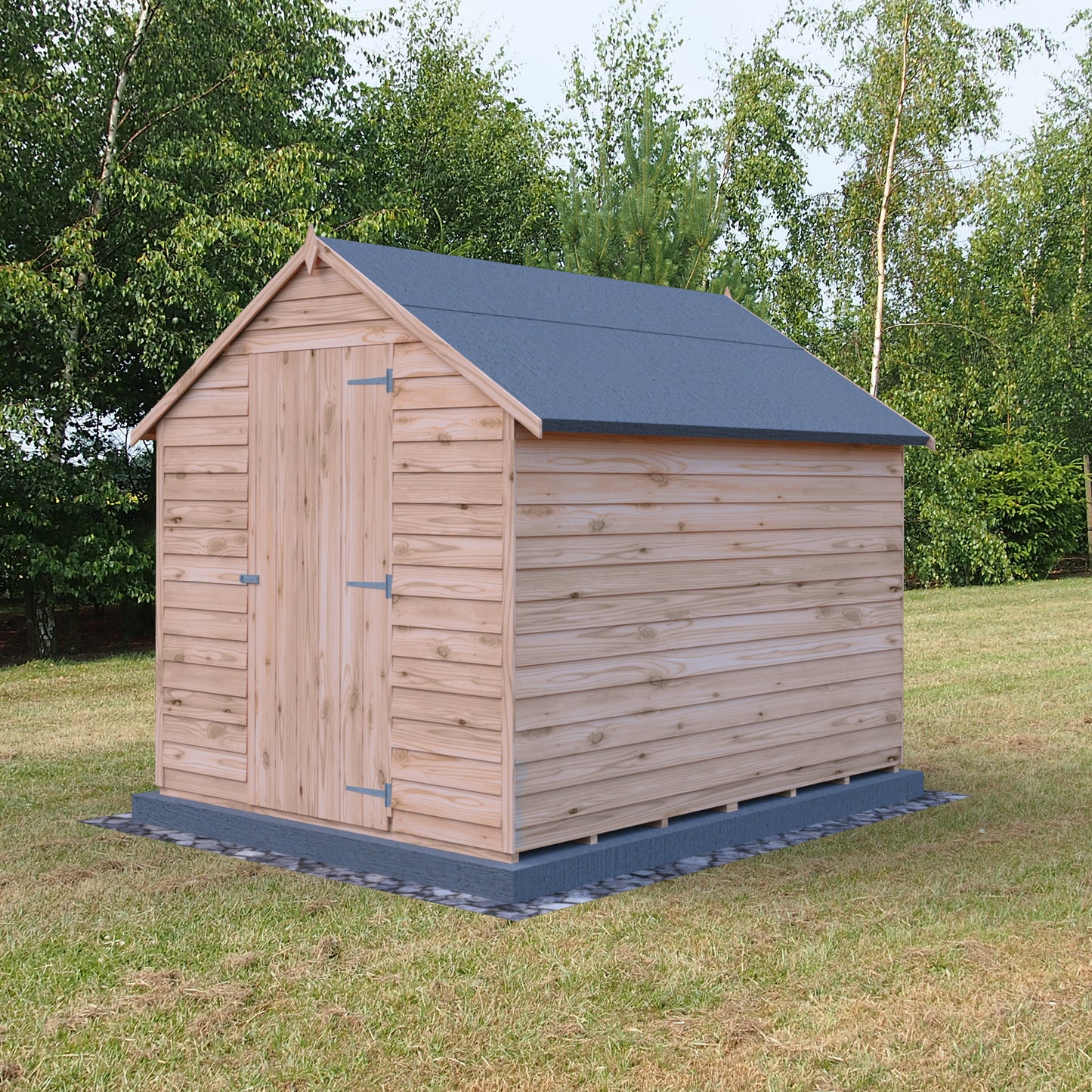 Shire Overlap 8x6 Single Door Value with Window