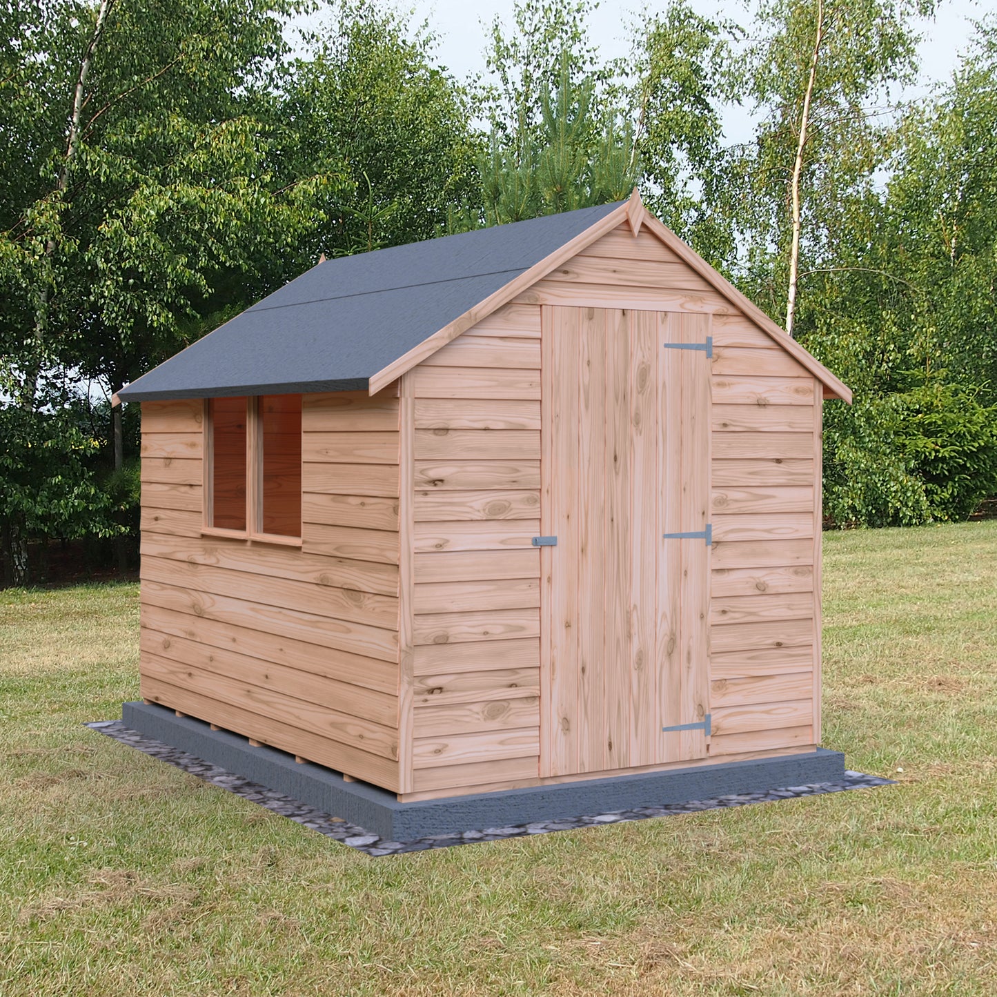 Shire Overlap 8x6 Single Door Value with Window