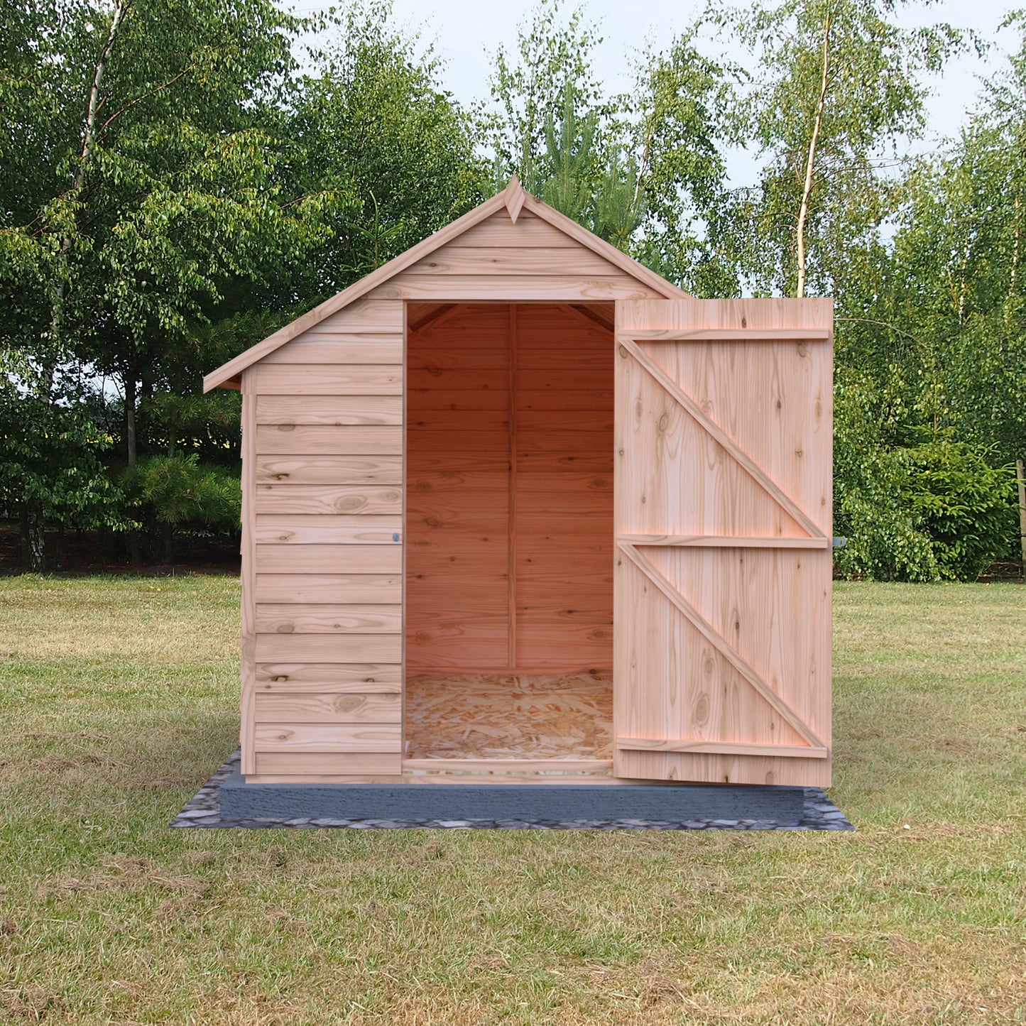 Shire Overlap 8x6 Single Door Value with Window