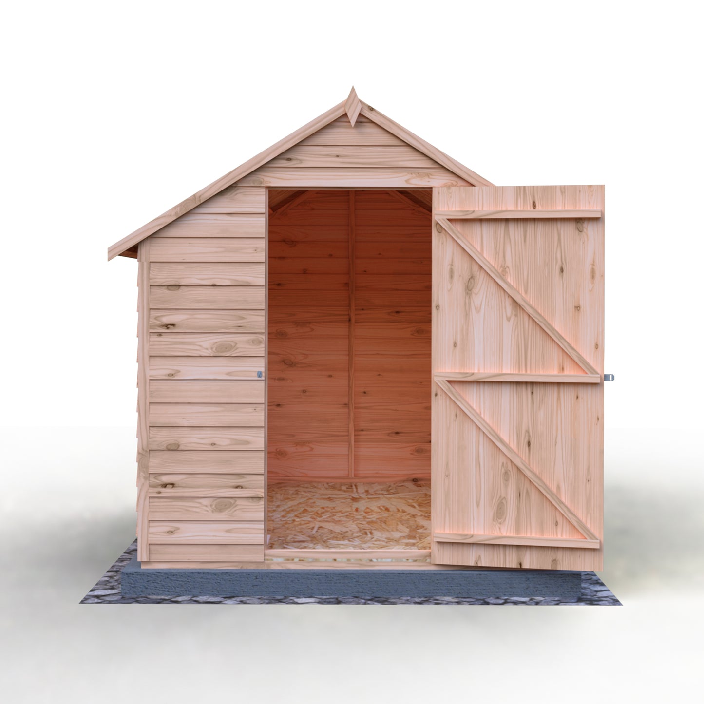 Shire Overlap 8x6 Single Door Value with Window