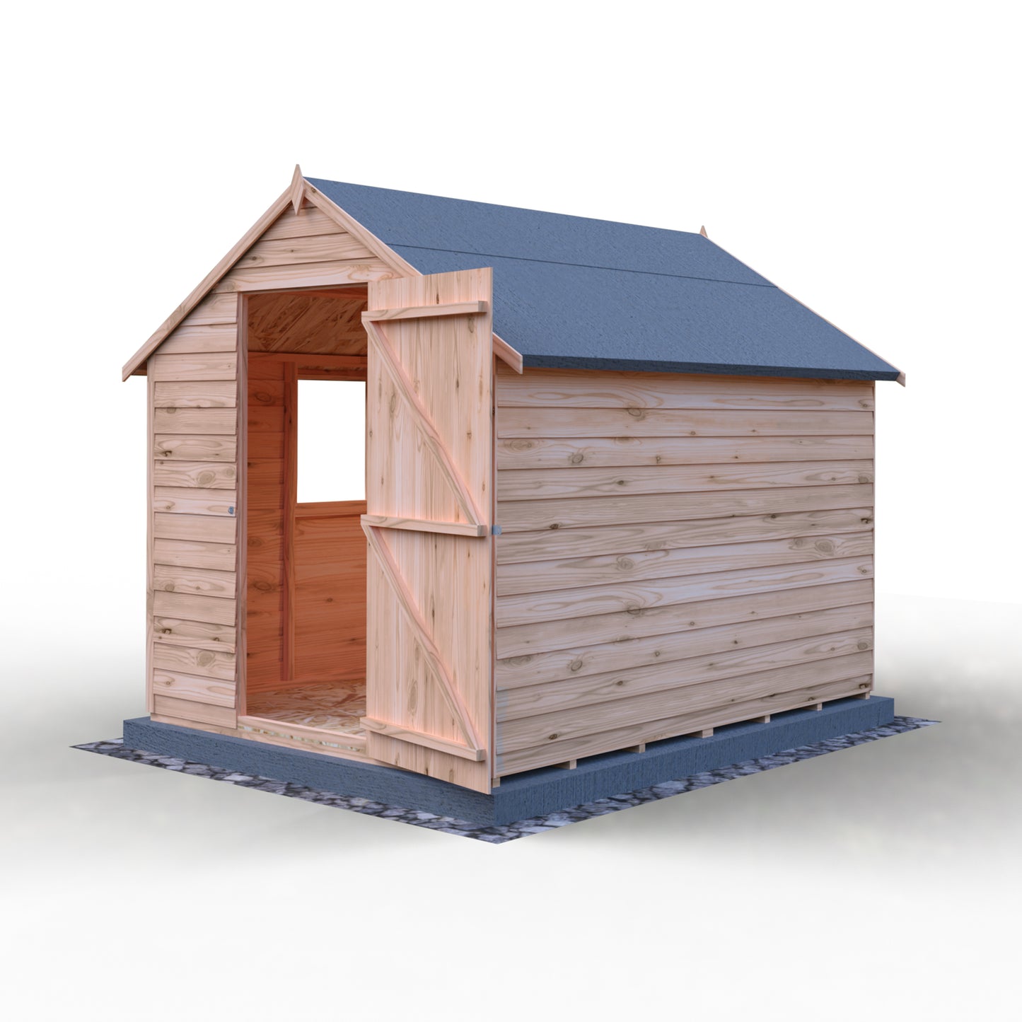 Shire Overlap 8x6 Single Door Value with Window