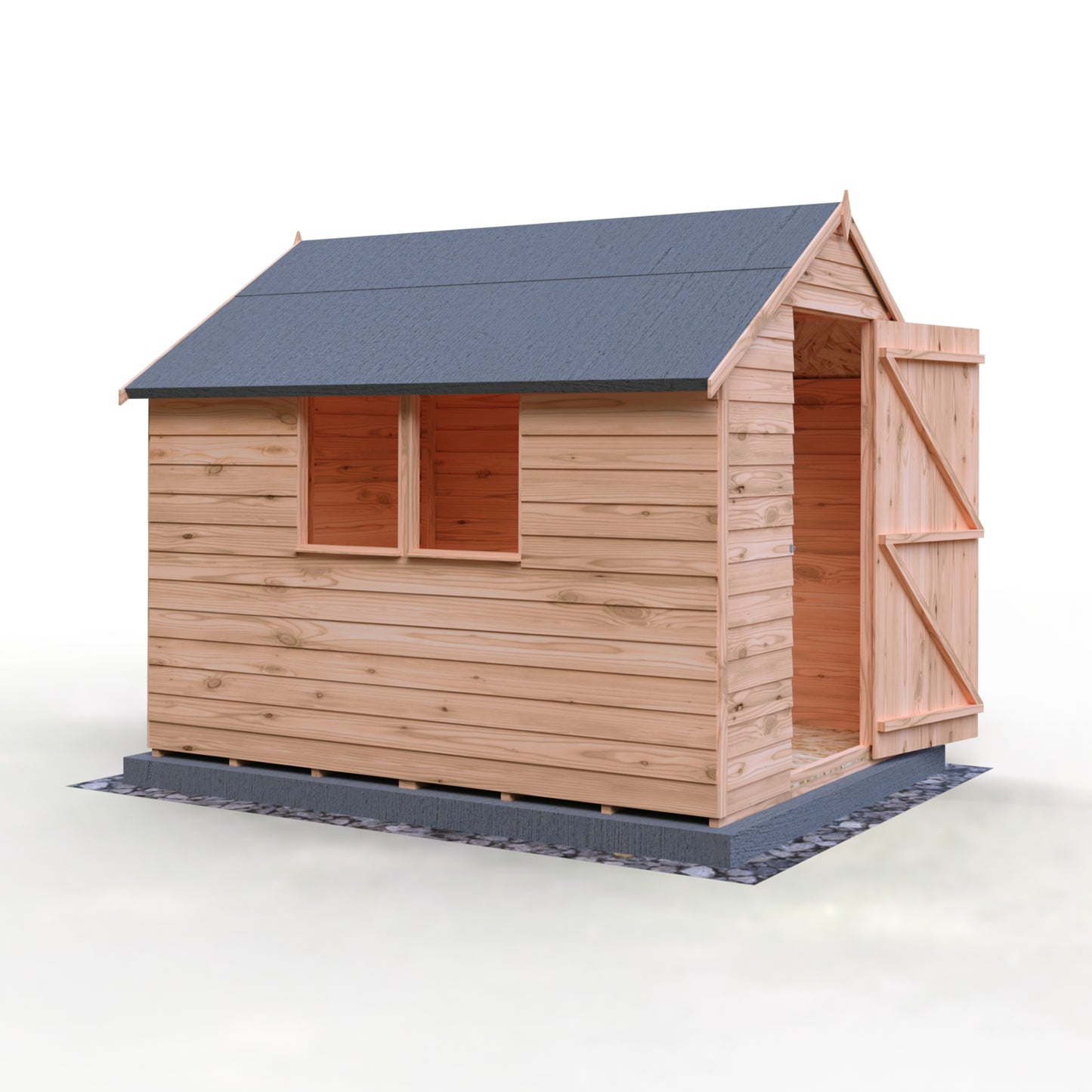 Shire Overlap 8x6 Single Door Value with Window