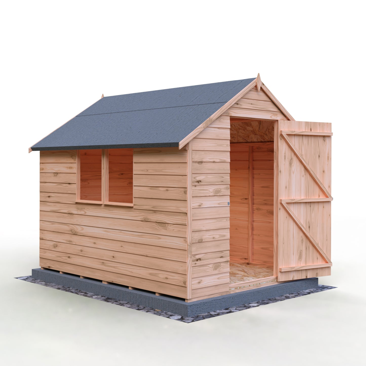 Shire Overlap 8x6 Single Door Value with Window