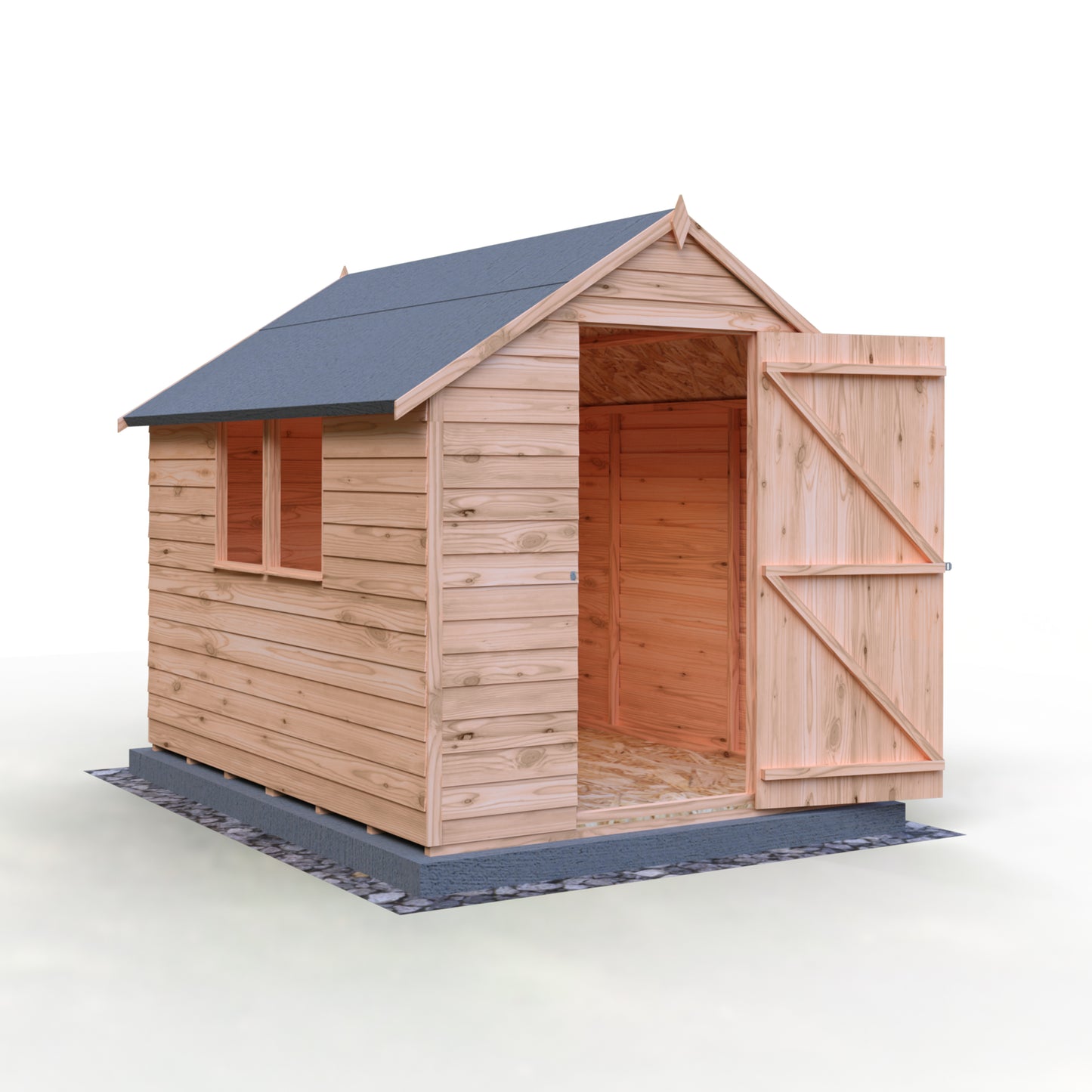 Shire Overlap 8x6 Single Door Value with Window