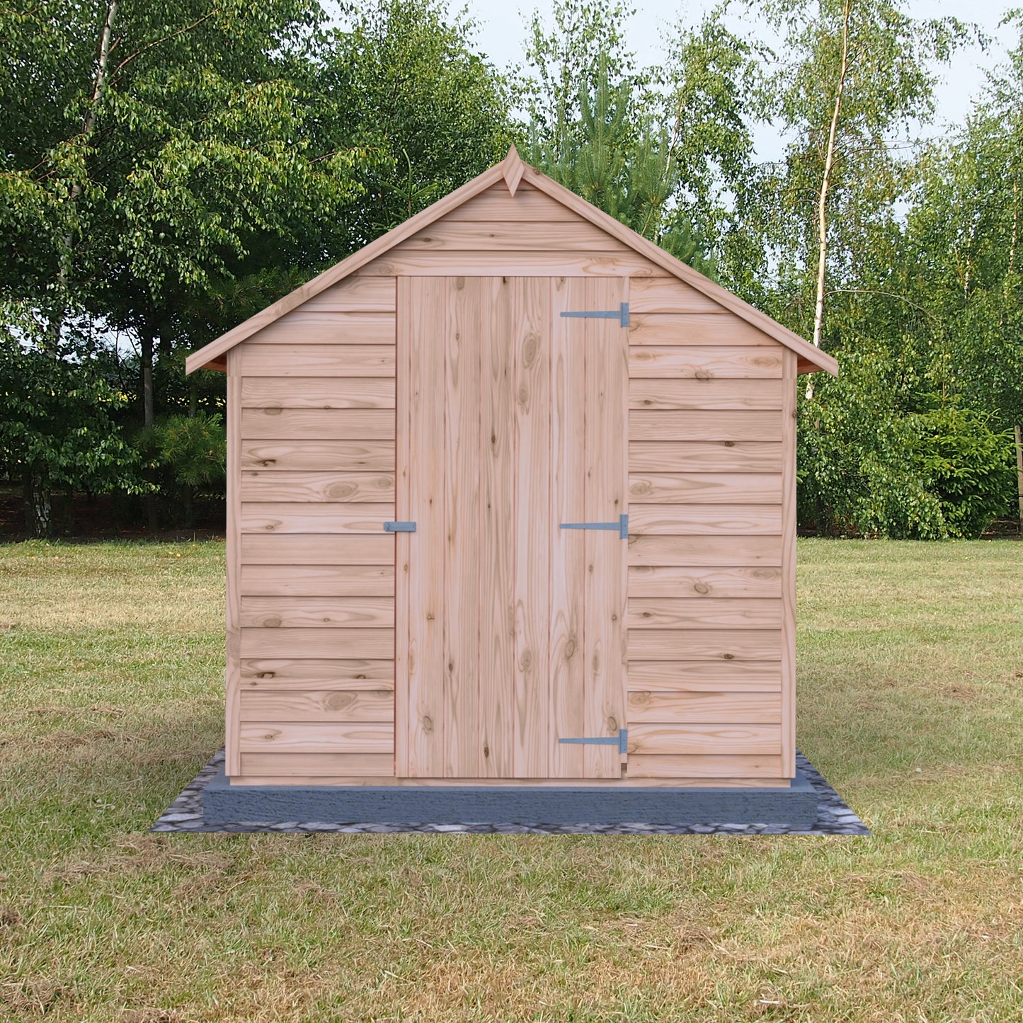 Shire Overlap 8x6 Single Door Value with Window