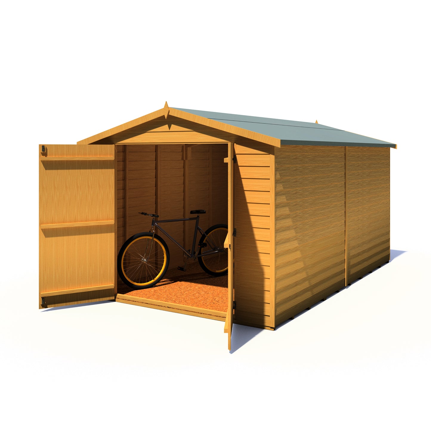 Shire Overlap Double Door No windows 12x8 D/D