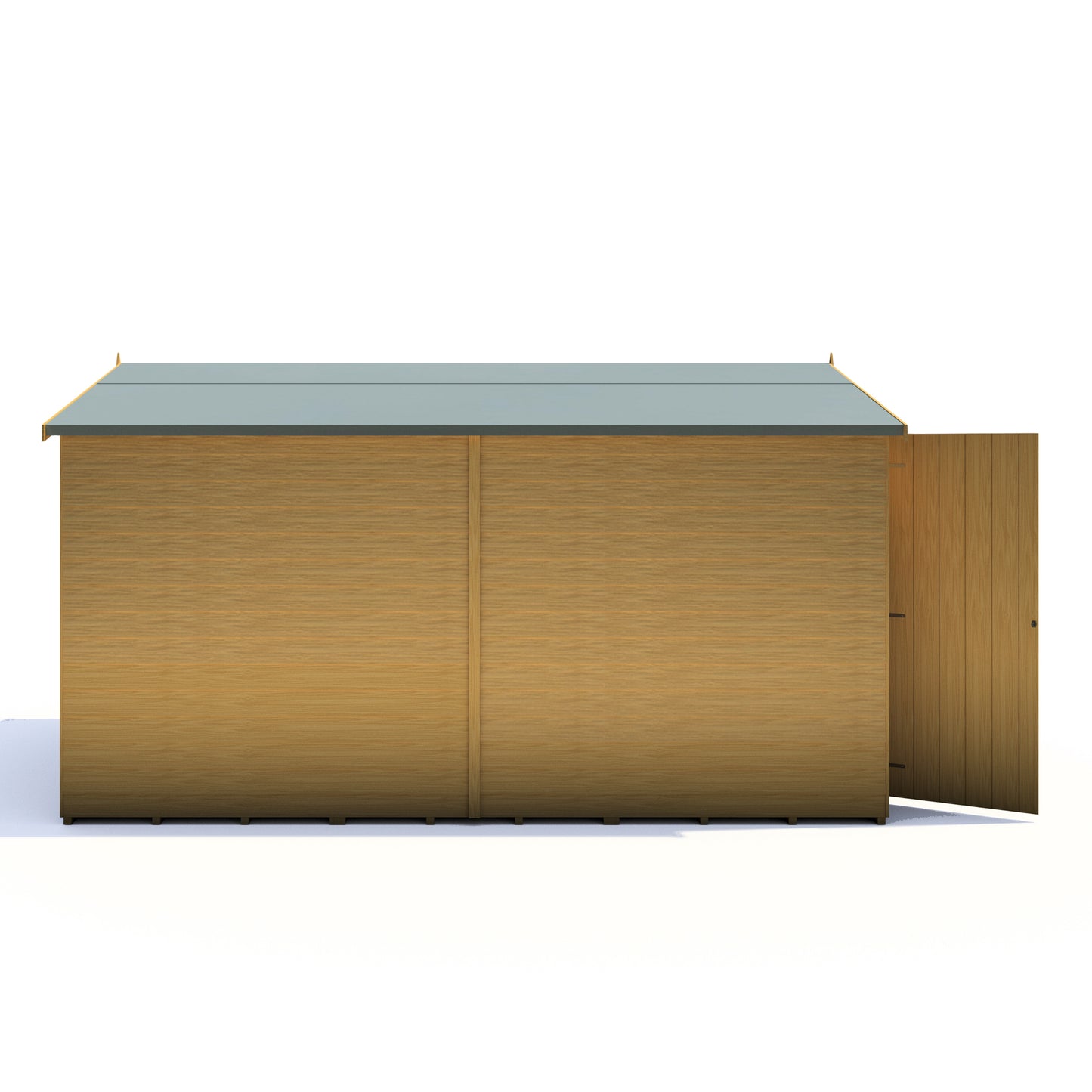 Shire Overlap Double Door No windows 12x8 D/D