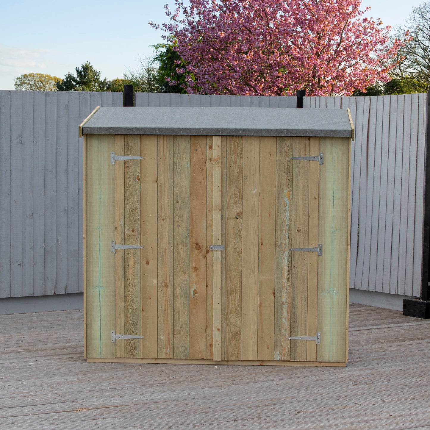 Shire Overlap Pressure Treated Pent 6x3 Double Door