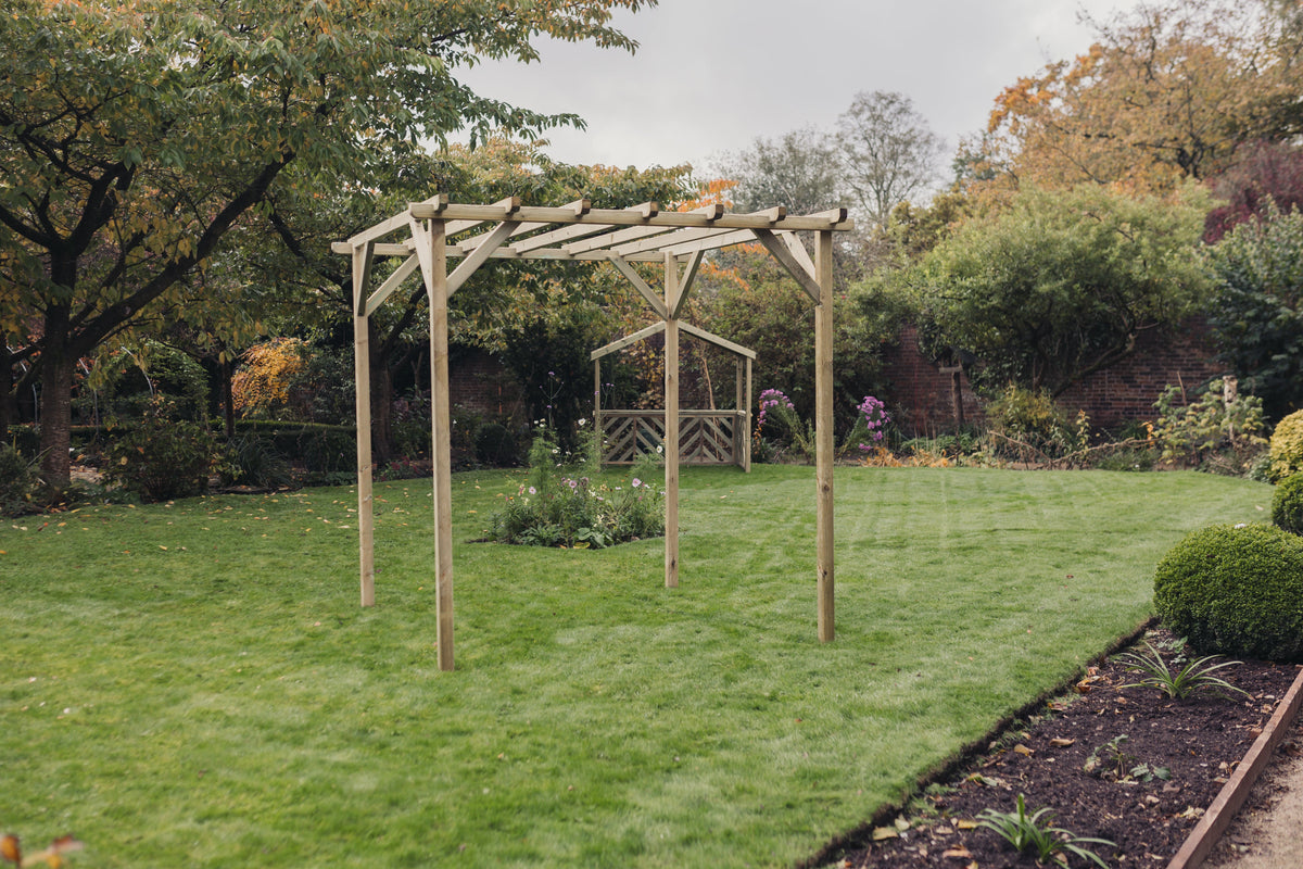 Churnet Valley Contemporary 2.4M X 2.4M Pergola