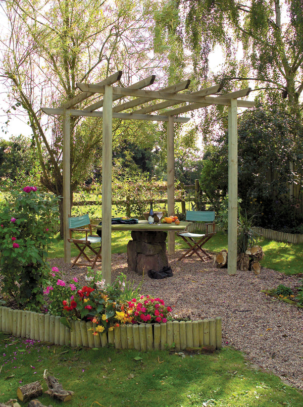 Shire Traditional Pergola 2.7m Posts Pressure treated