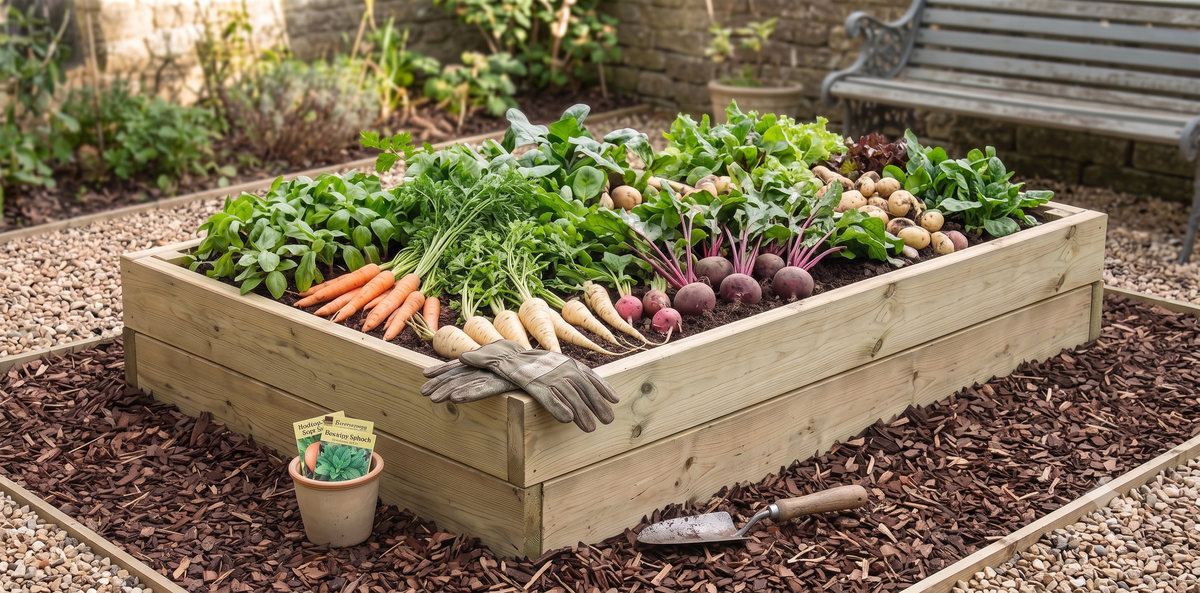 Churnet Valley Heavy Duty Double Layer Raised Bed 120 X 60